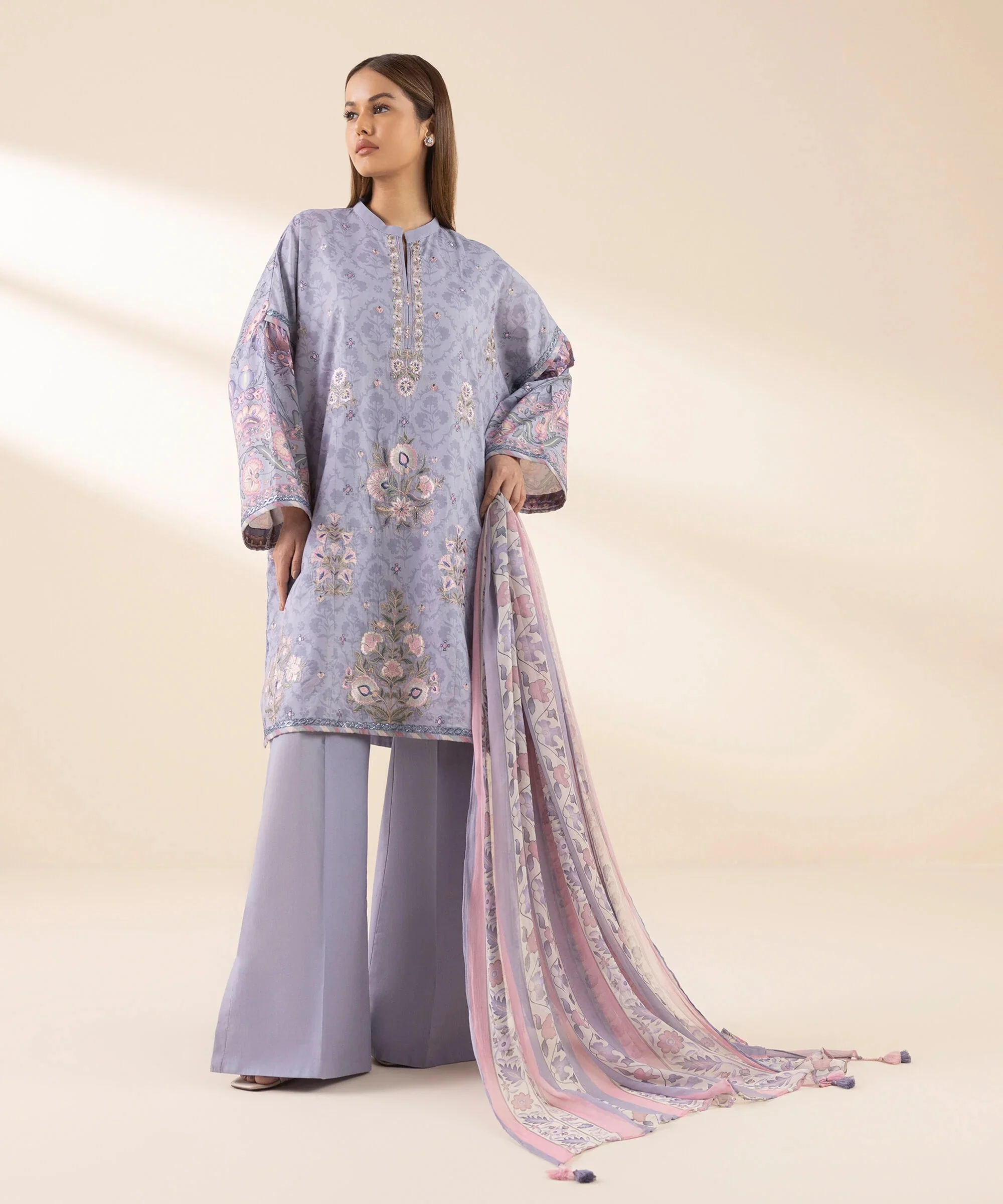 3 Piece - Embroidered Lawn Suit