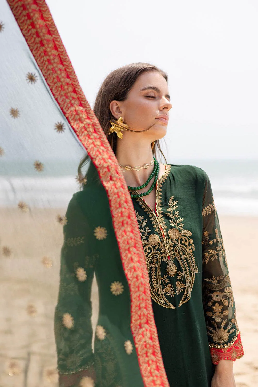 3 Piece Embroirdered Chiffon - Image 5
