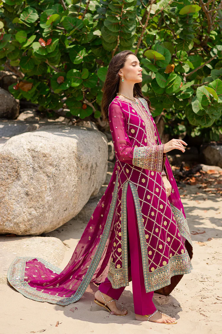 3 Piece Embroirdered Chiffon - Image 3