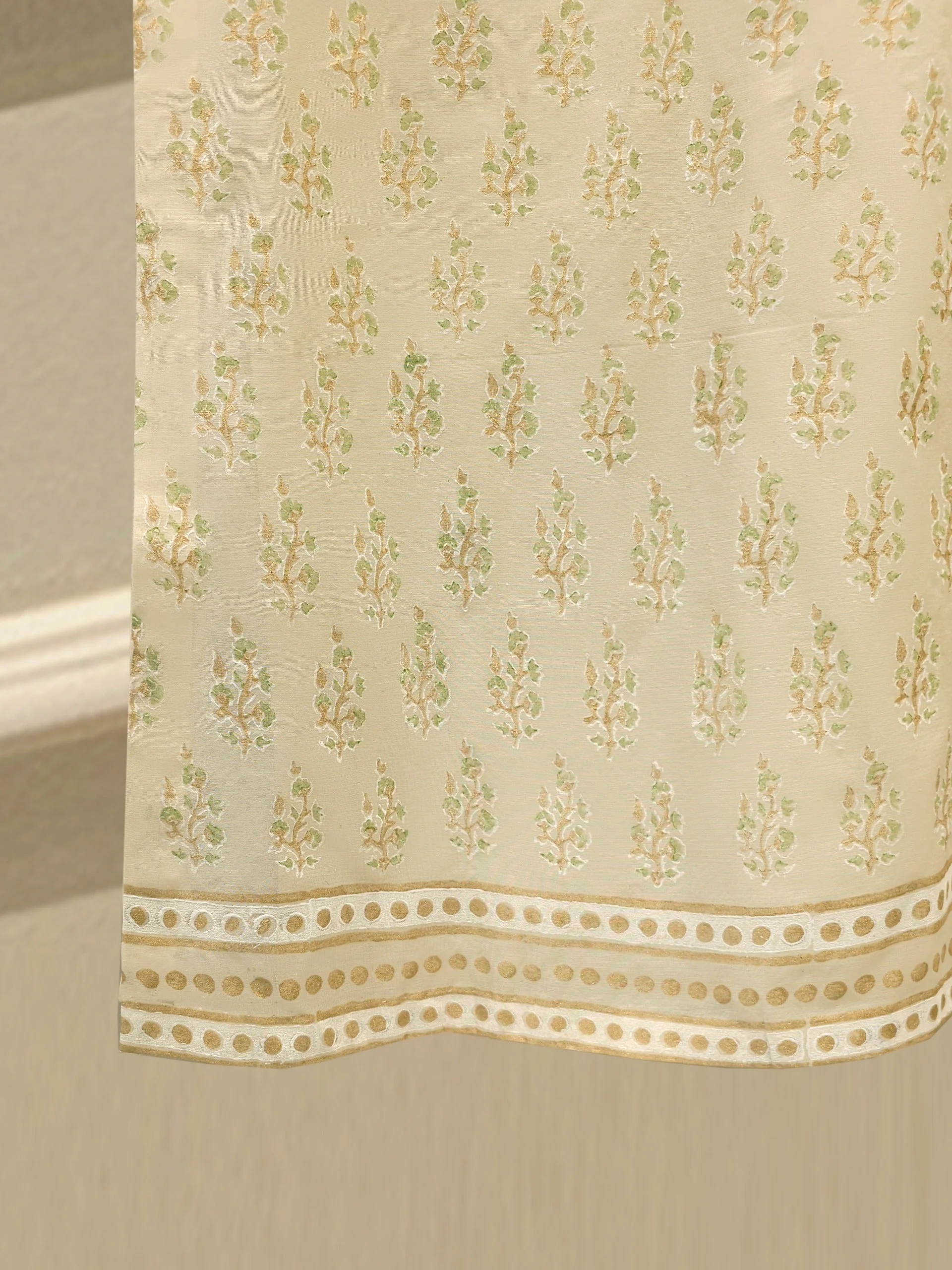 3 Piece - Hand Block Printed Kora Cotton Suit - Image 7