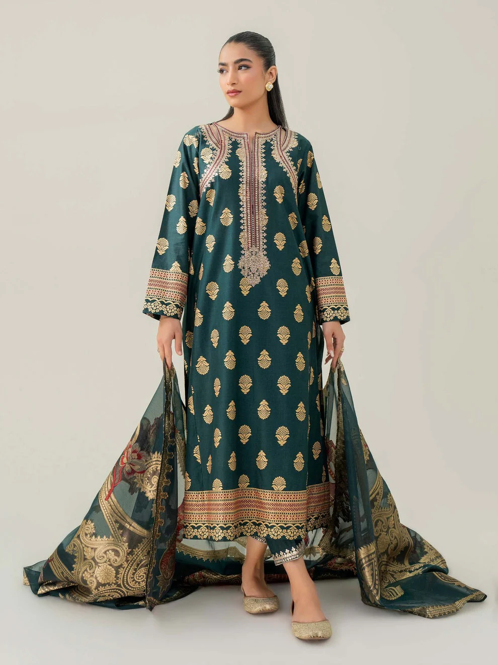 3 Piece Lawn Suit-Printed (Pret) - Image 3
