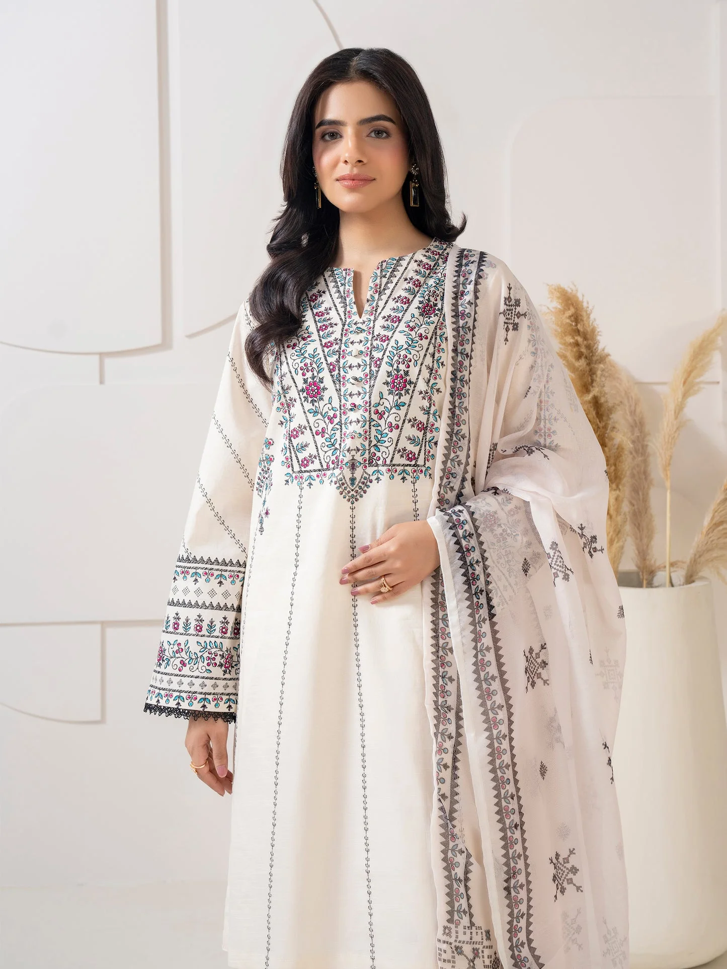 3 Piece Lawn Suit-Printed (Pret) - Image 4