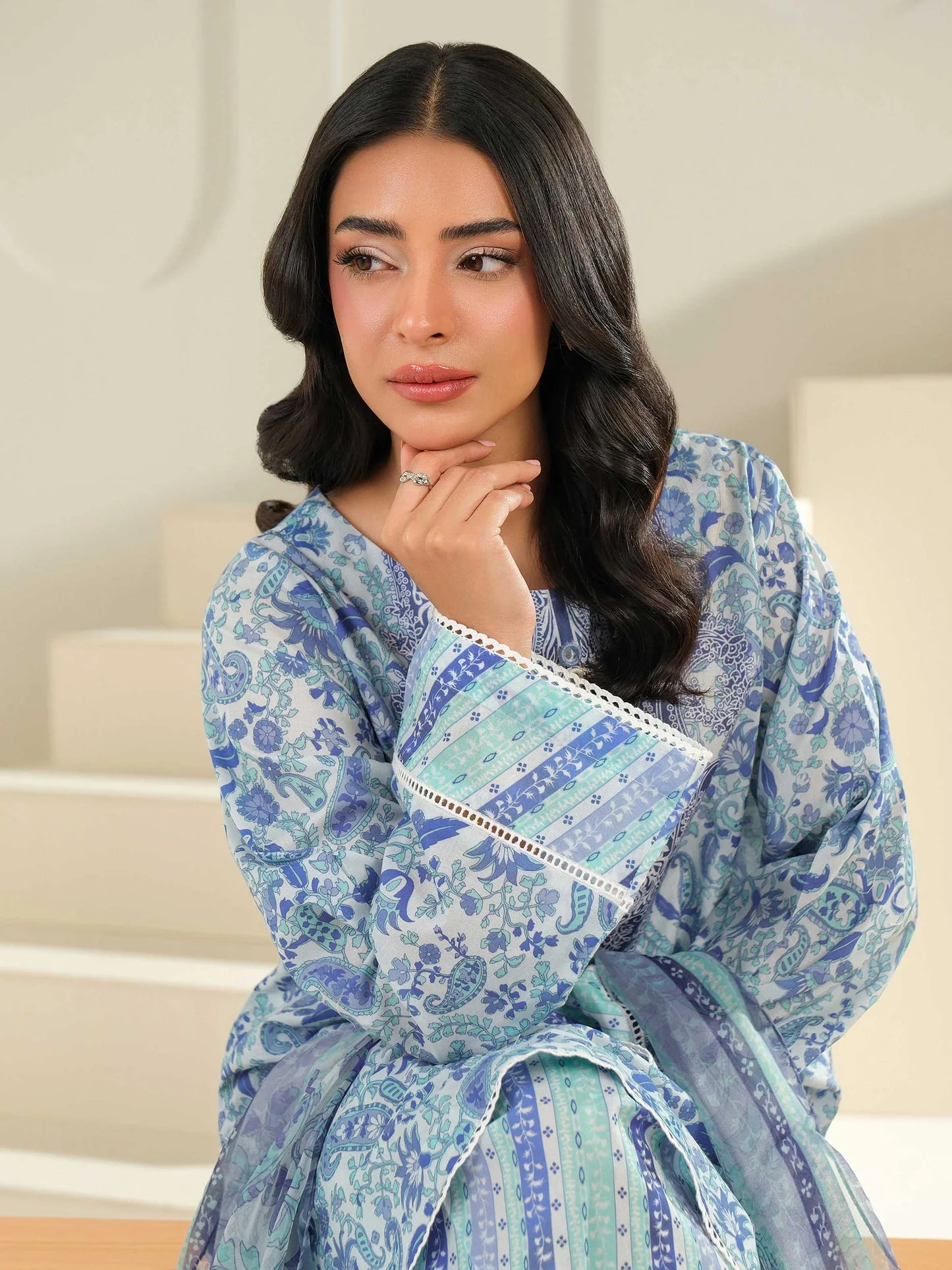 3 Piece Lawn Suit-Printed (Unstitched) - Image 6