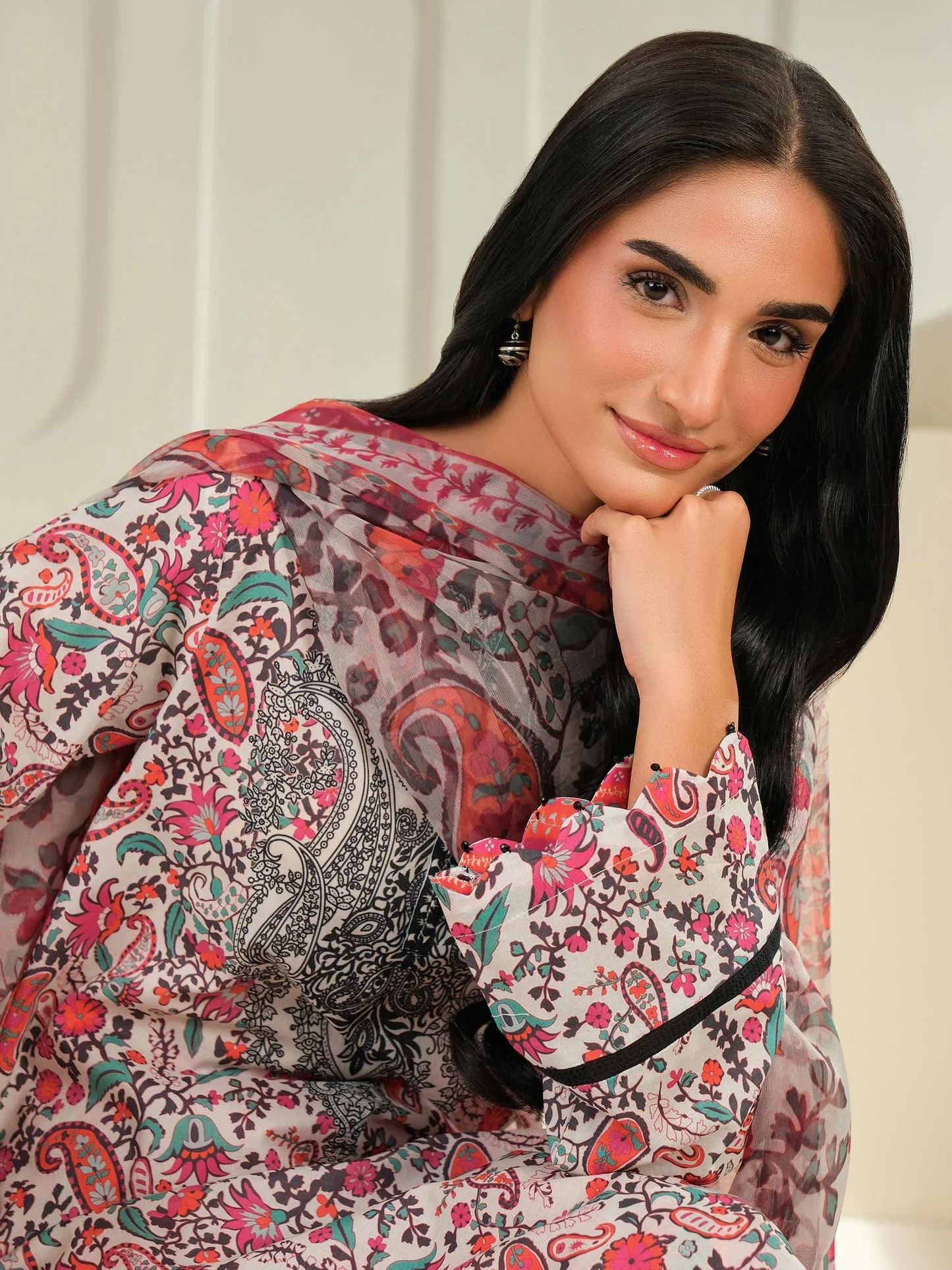 3 Piece Lawn Suit-Printed (Unstitched) - Image 6