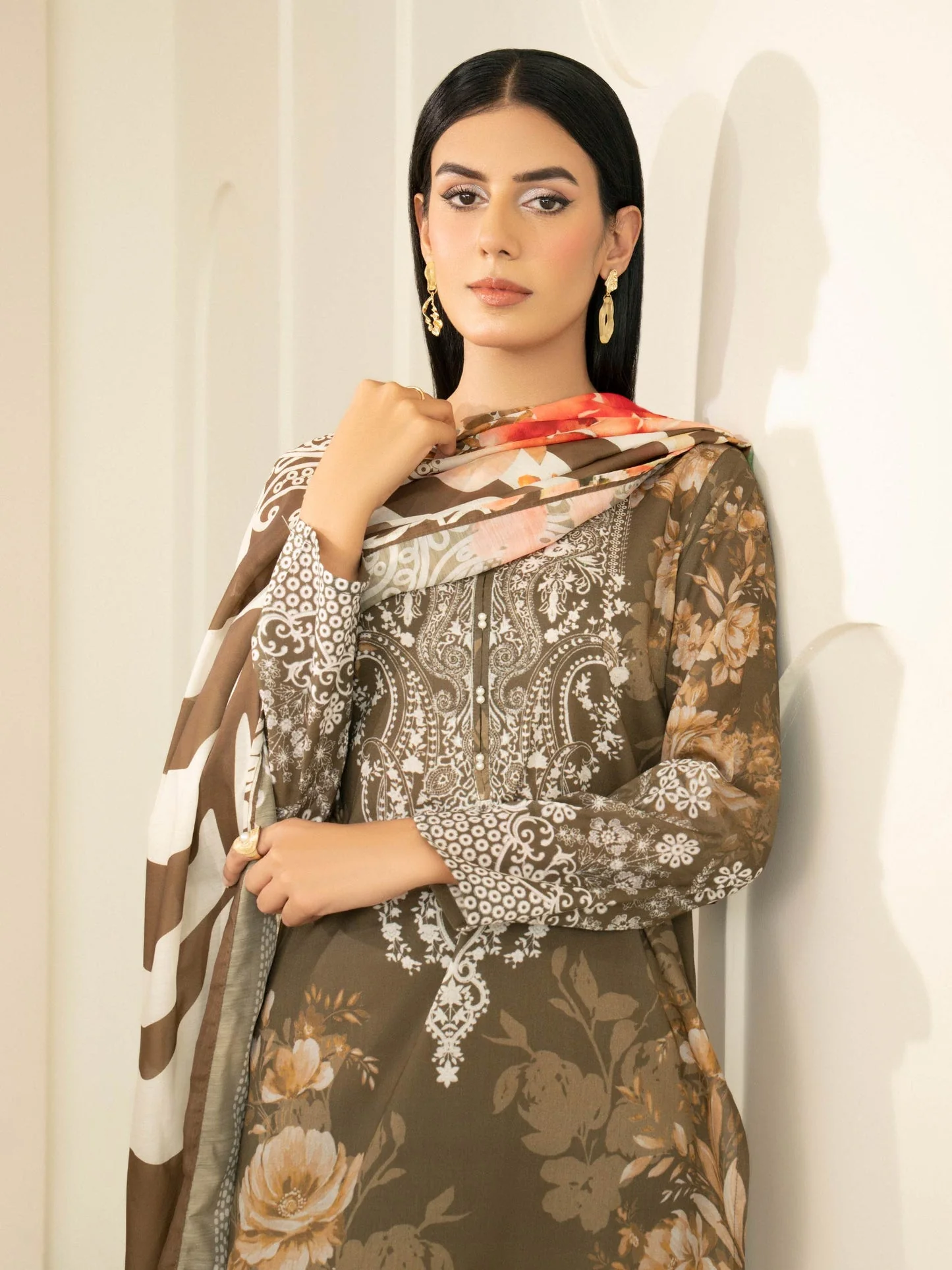3 Piece Lawn Suit-Printed (Unstitched) - Image 8