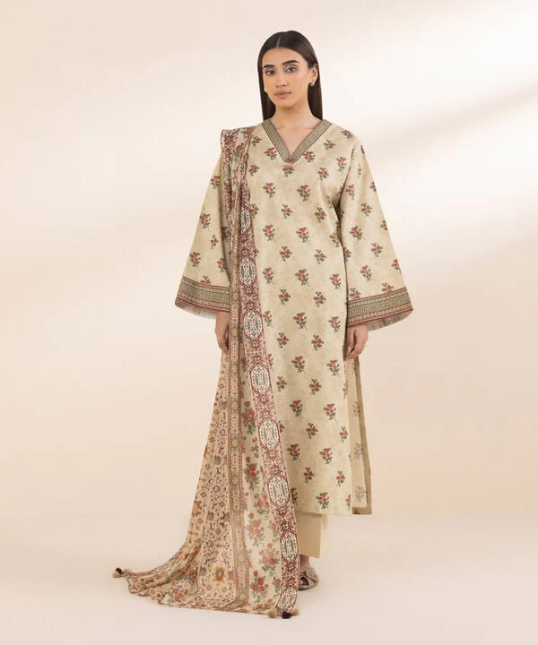 3 Piece Printed Lawn Suit