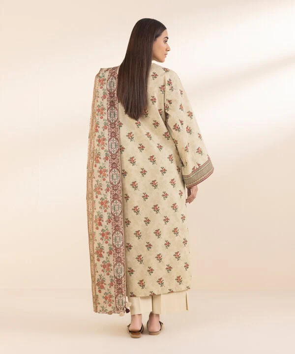 3 Piece Printed Lawn Suit - Image 2