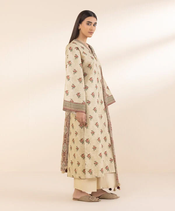 3 Piece Printed Lawn Suit - Image 3