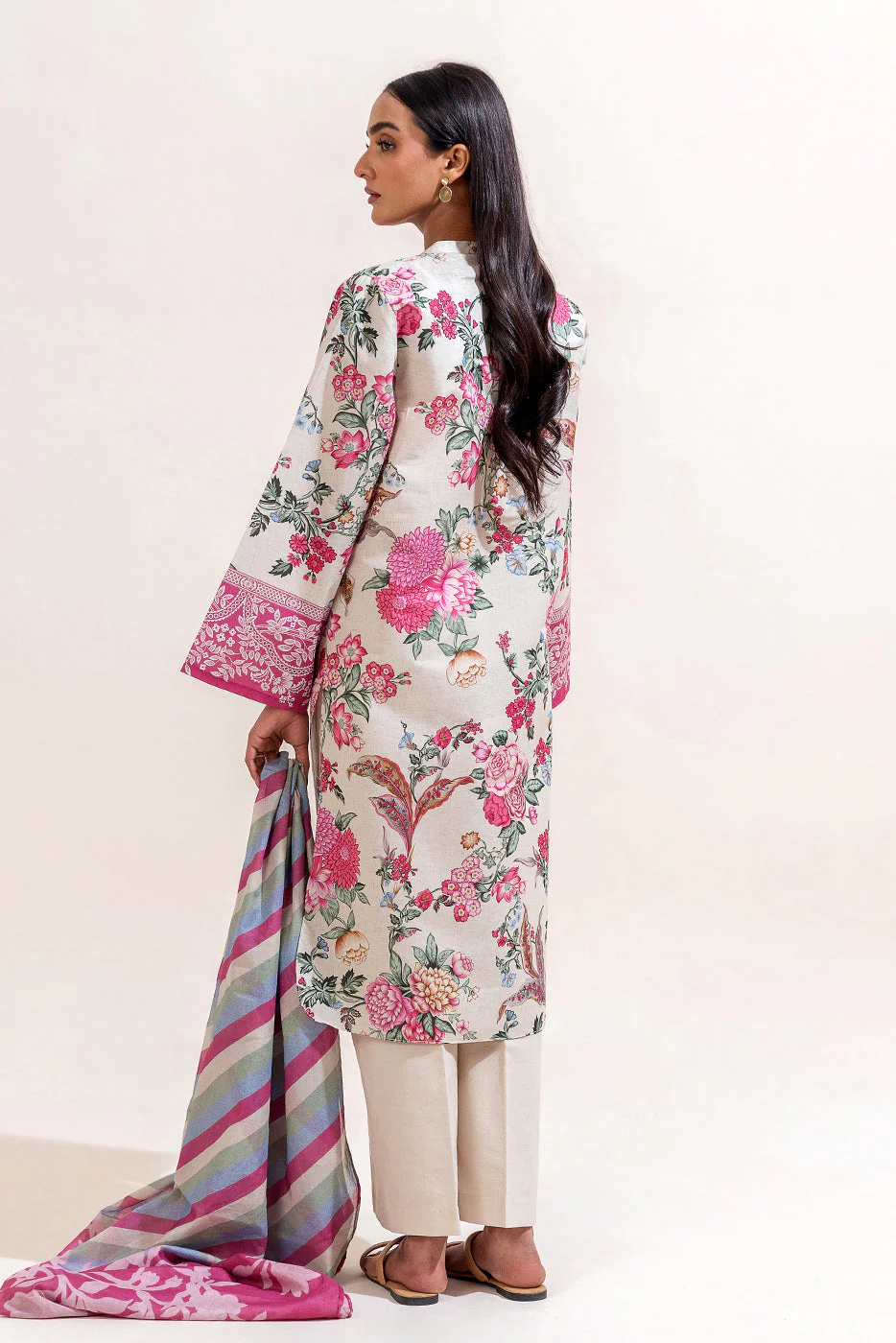3 PIECE PRINTED LAWN SUIT - Image 2