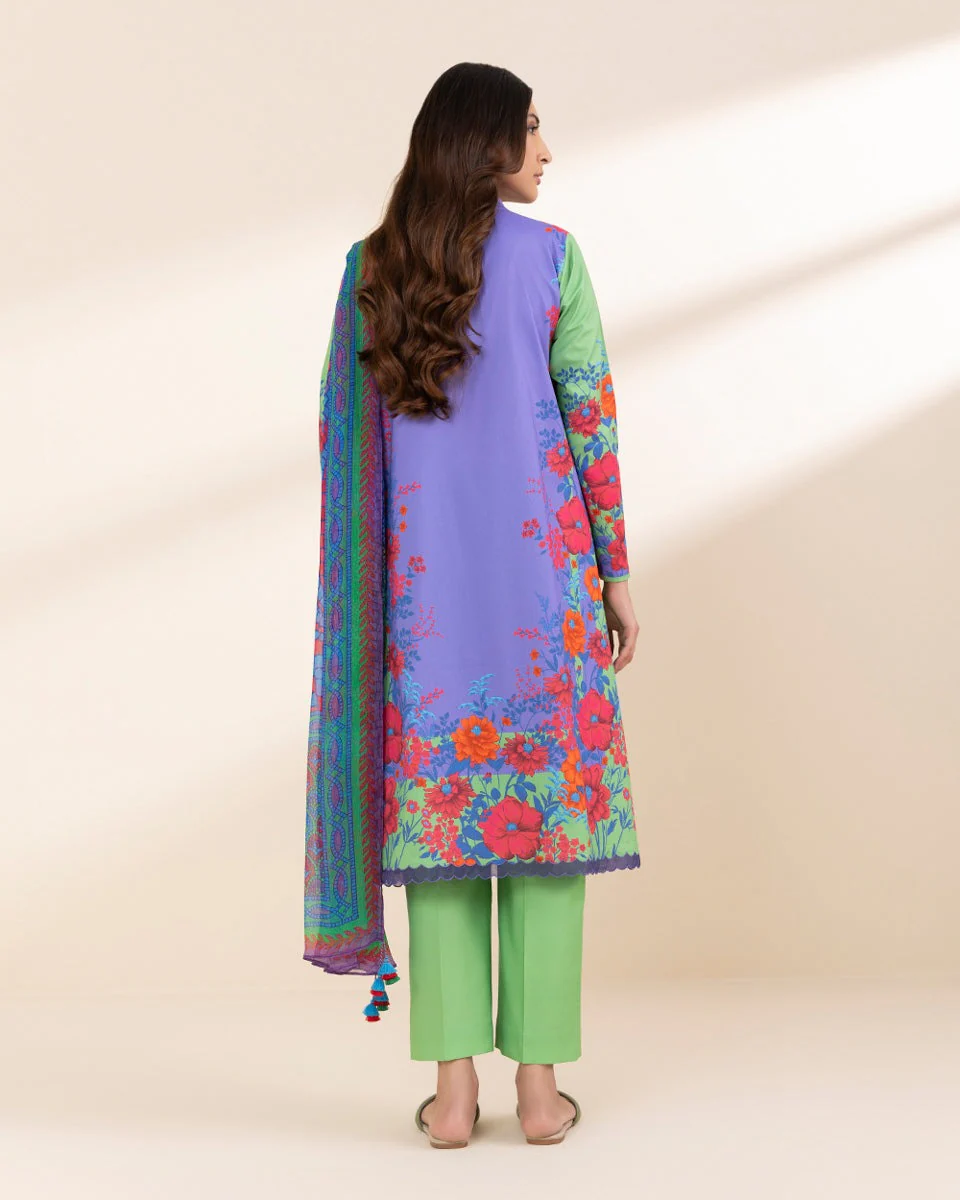 3 PIECE-PRINTED LAWN SUIT - Image 2