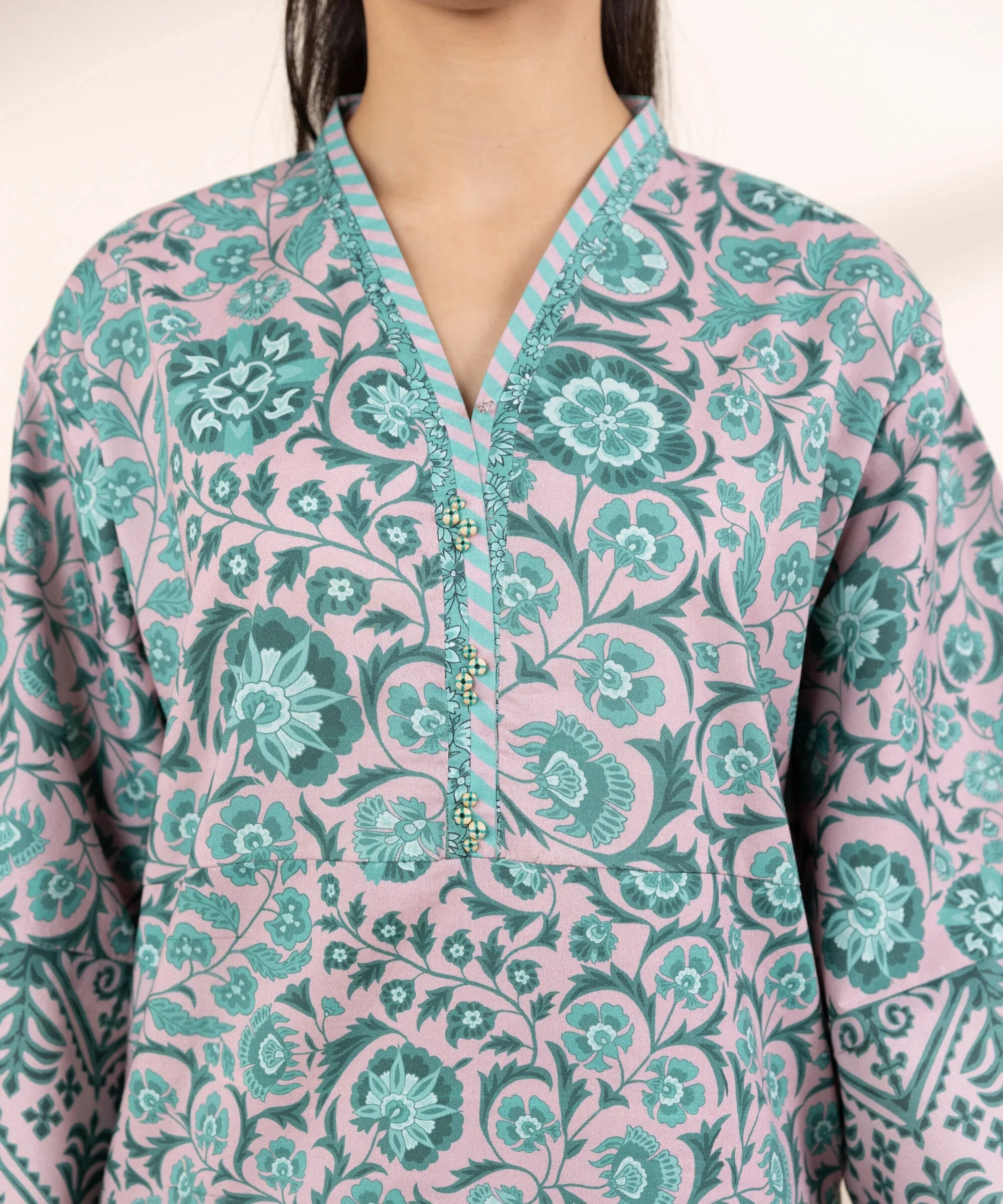 2 Piece - Printed Lawn Suit - Image 4