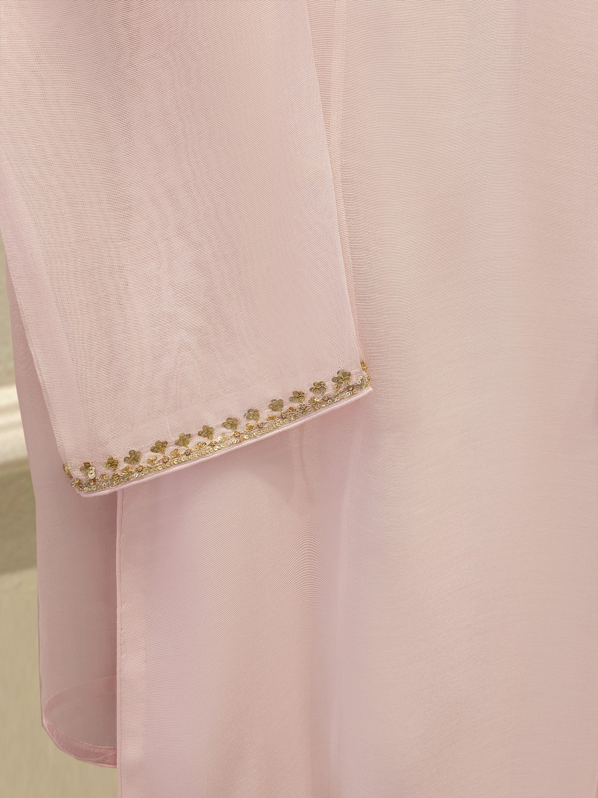 3 Piece - Pure Embroidered Cotton Net Suit - Image 6