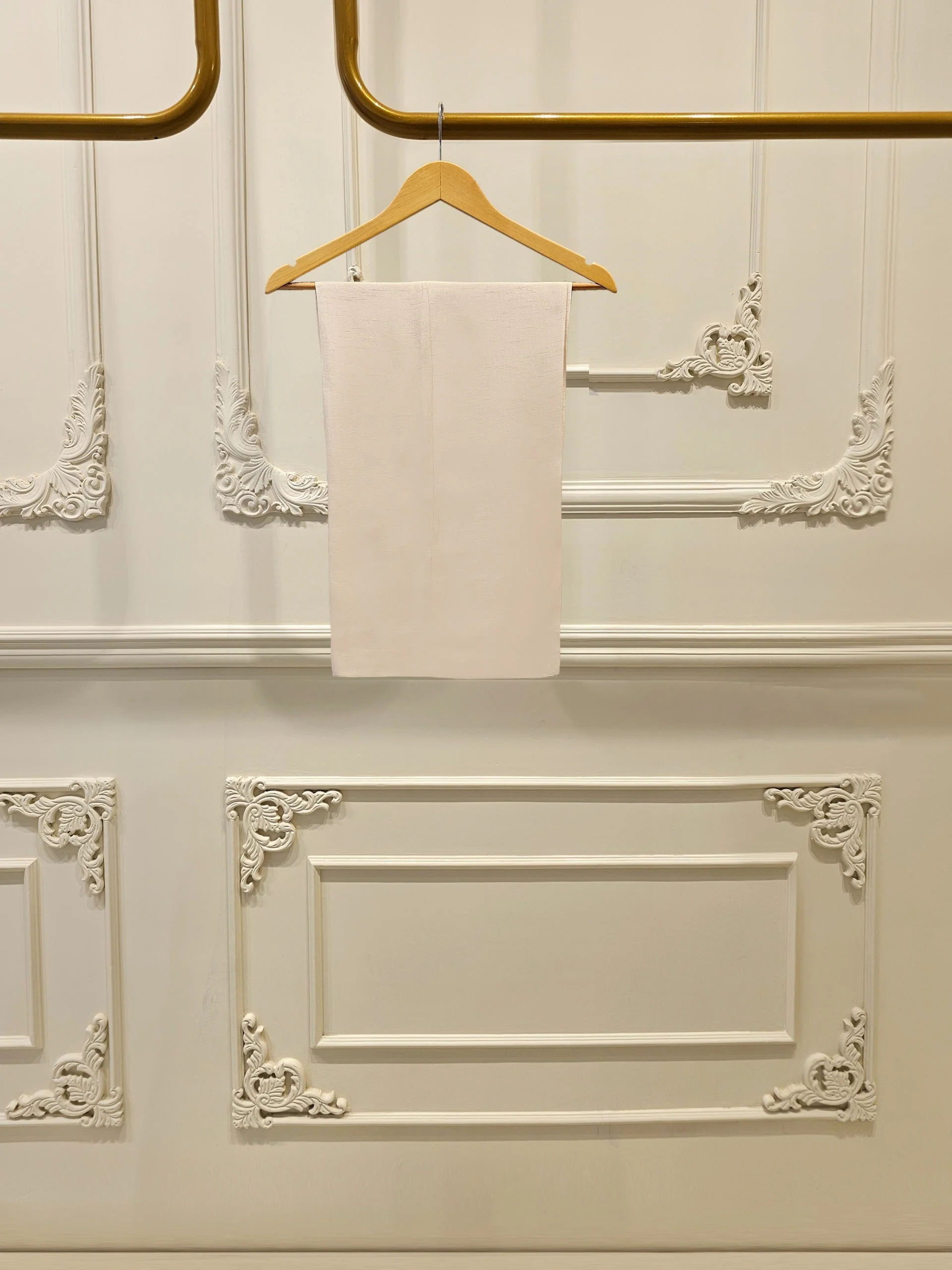 3 Piece - Pure Organza Embroidered Suit - Image 4