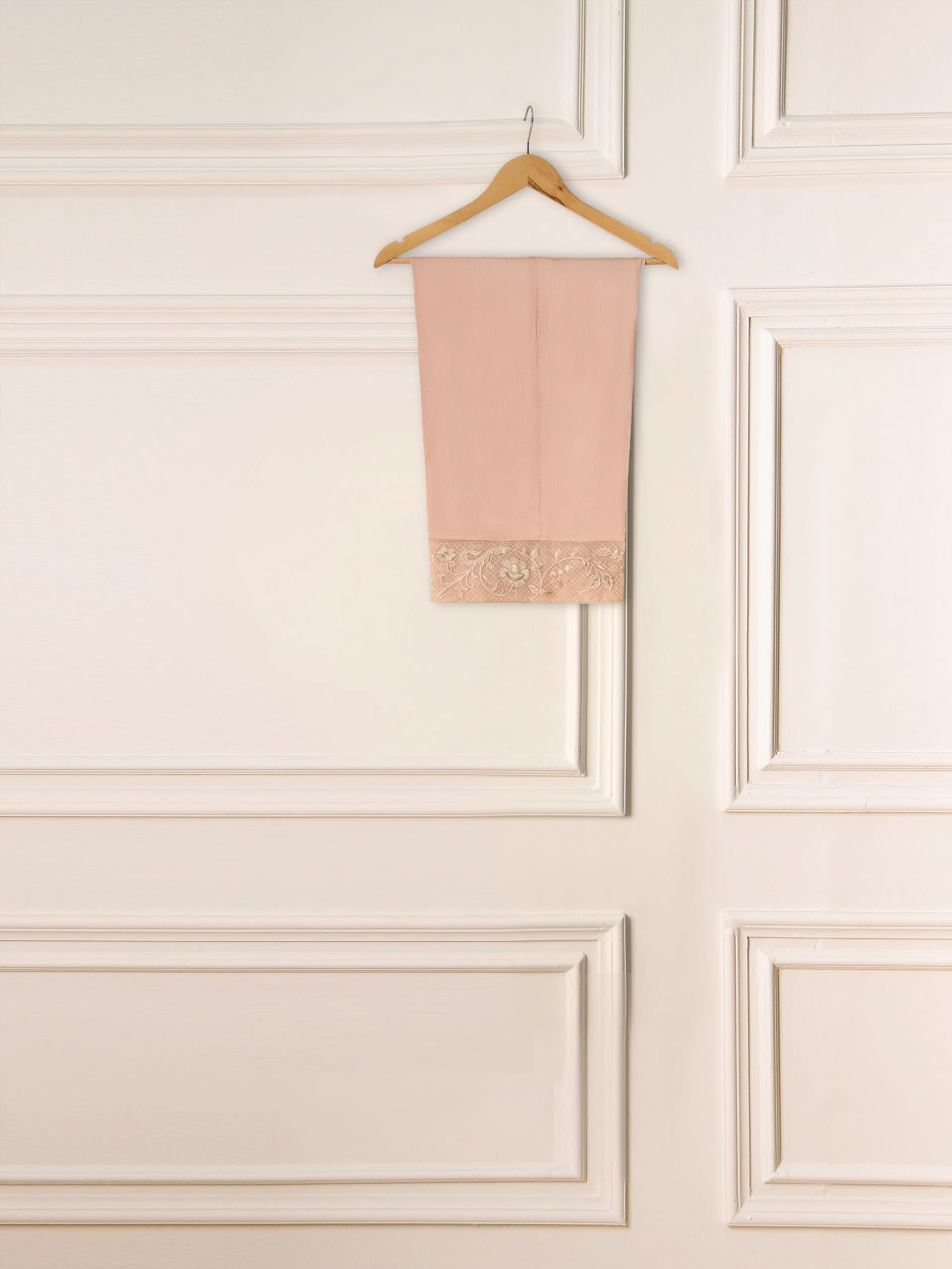3 Piece - Pure Organza Embroidered Suit - Image 5