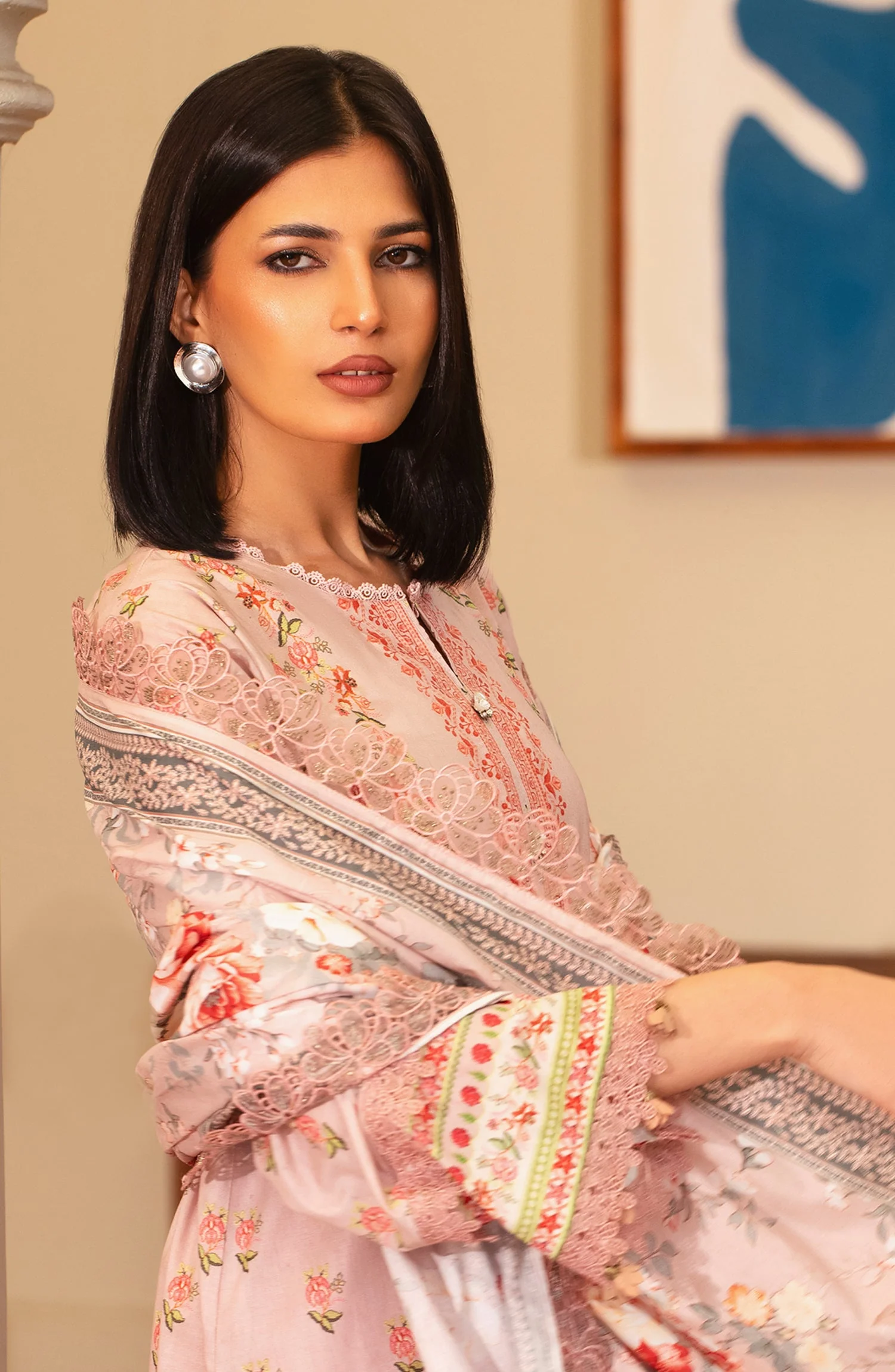 3 PIECE STITCHED LAWN SUIT - Image 3