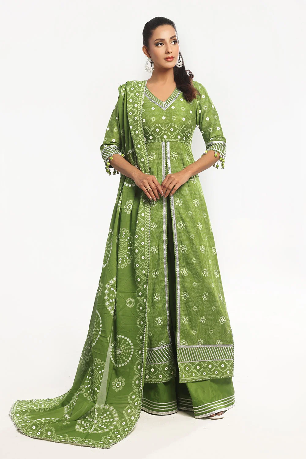3 Piece Unstitched Lacquer Printed Lawn Suit - Image 3