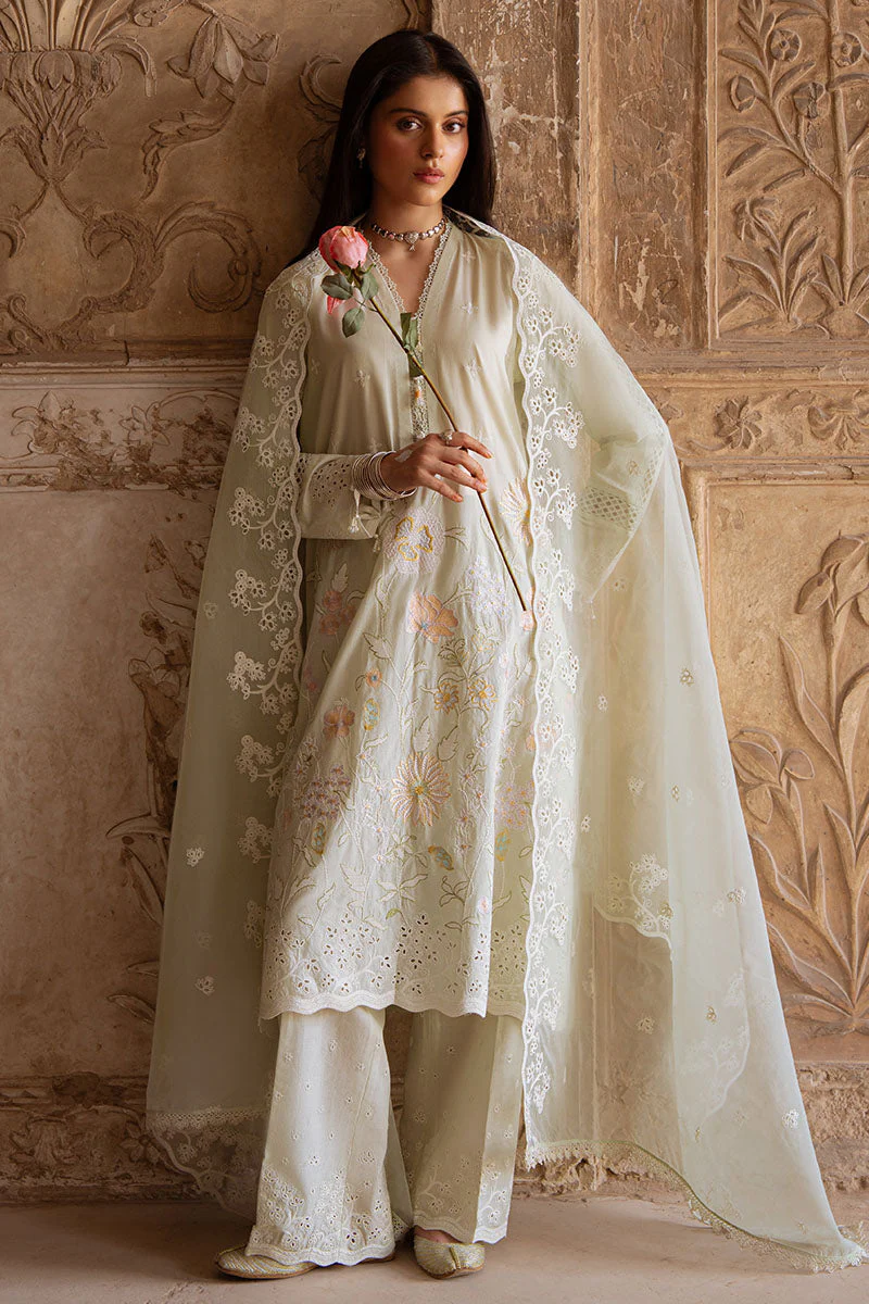 3PC EMBROIDERED LAWN SUIT - Image 5