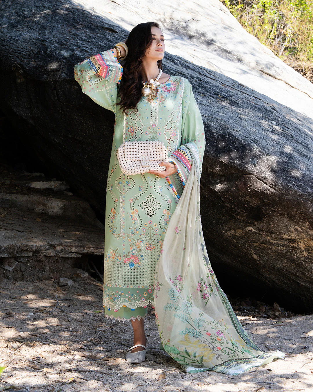 3Pc Lawn Embroidered Suit - Image 6