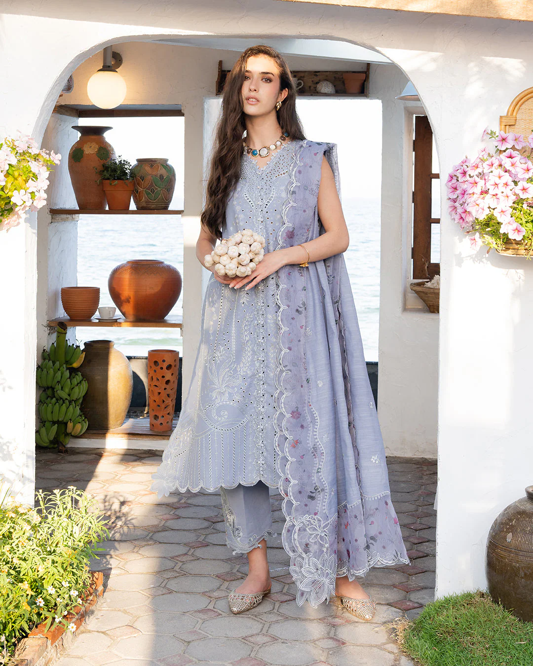 3Pc Lawn Embroidered Suit - Image 4