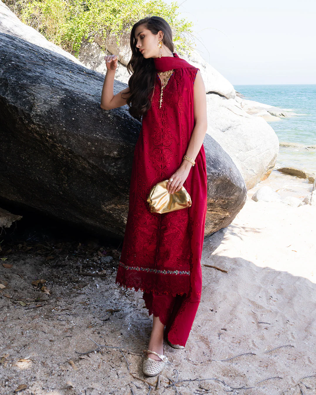 3Pc Lawn Embroidered Suit - Image 7