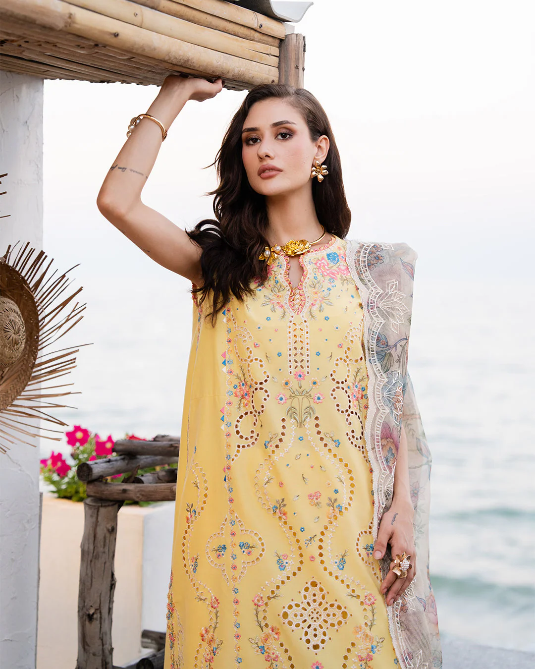 3Pc Lawn Embroidered Suit - Image 4