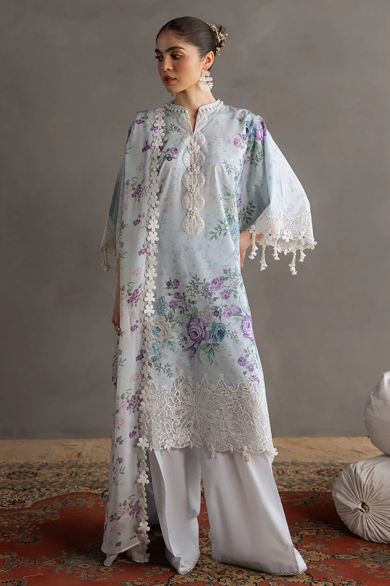 3PC PRINTED LAWN SUIT