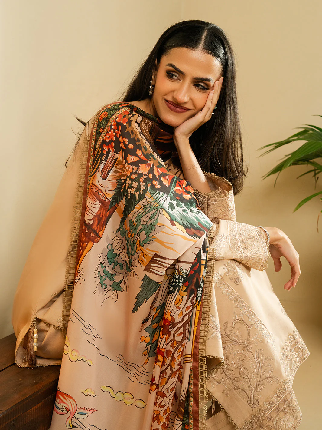 3Pc Unstitched Summer Lawn - Image 3