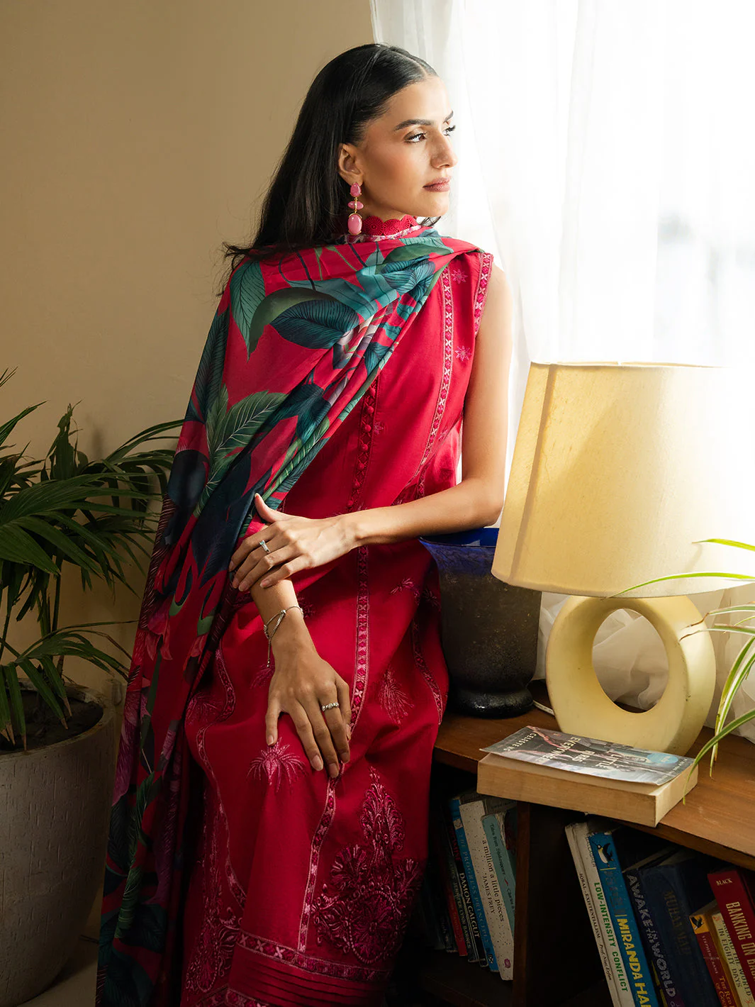 3Pc Unstitched Summer Lawn - Image 3