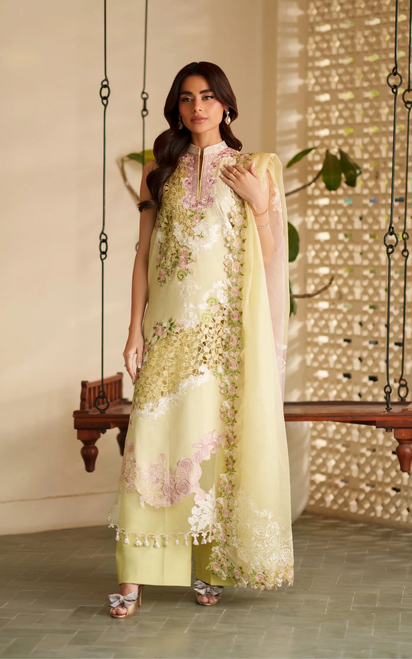 3pcs Embroidered Unstitched Summer