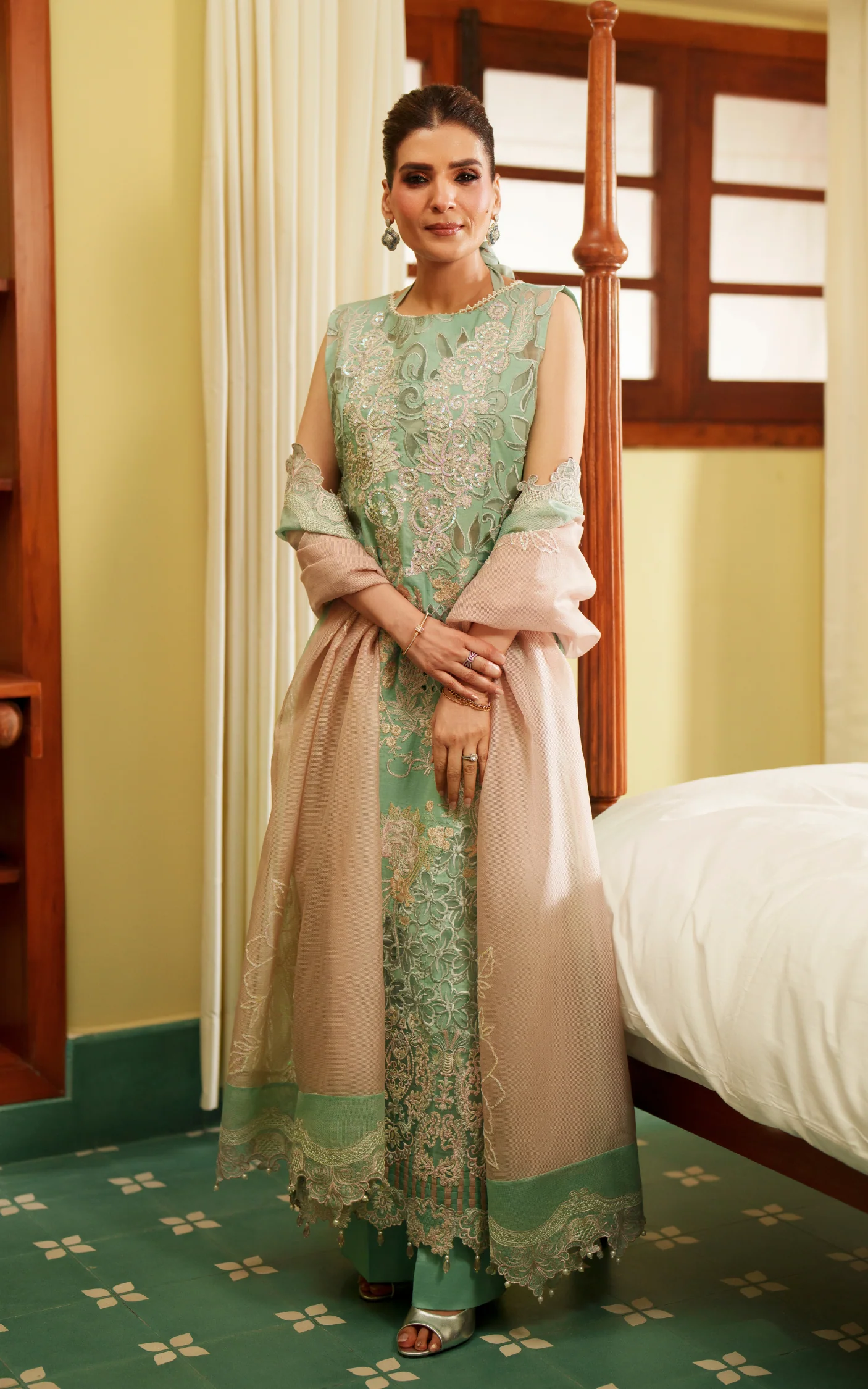 3pcs Embroidered Unstitched Summer