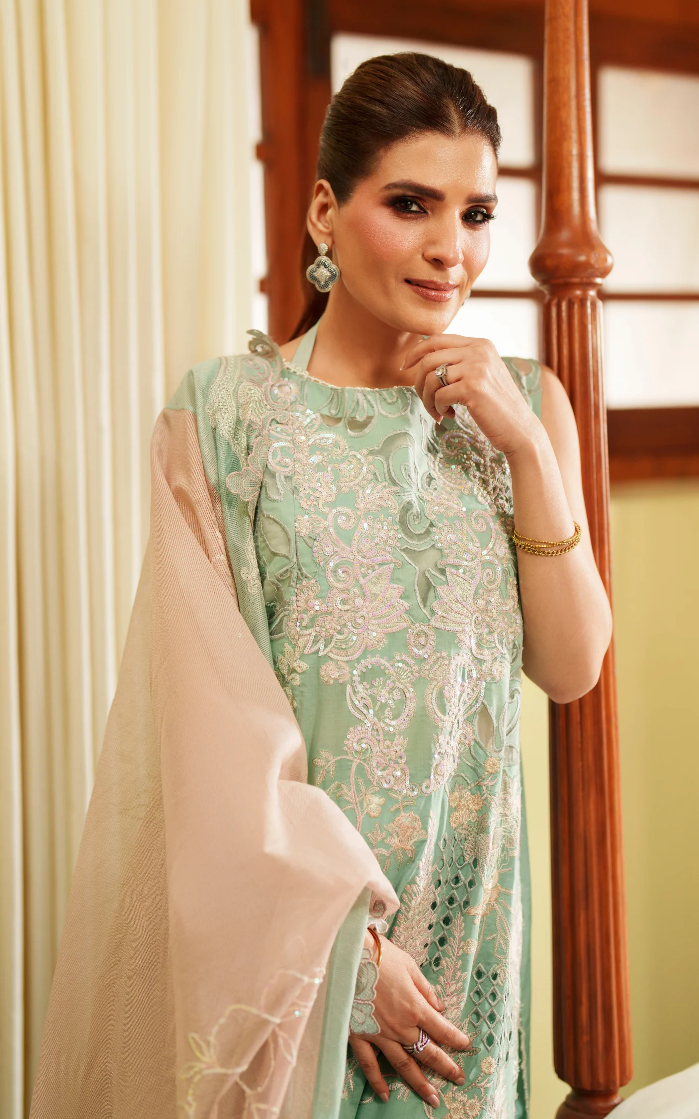 3pcs Embroidered Unstitched Summer - Image 4