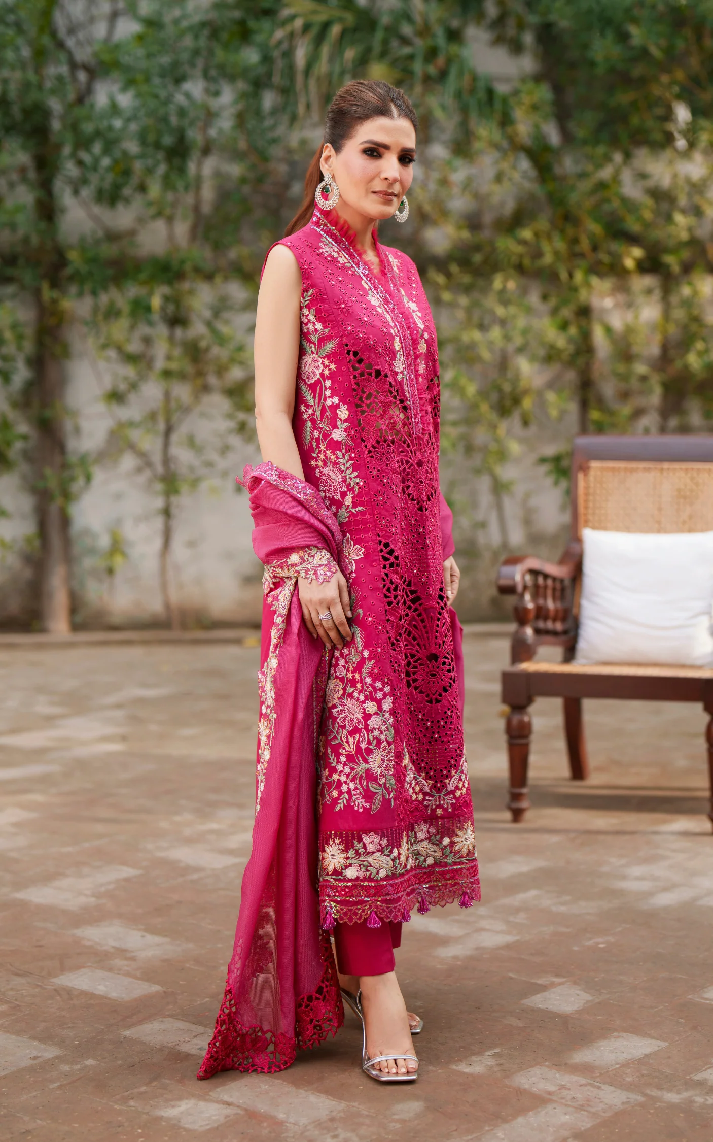 3pcs Embroidered Unstitched Summer - Image 3