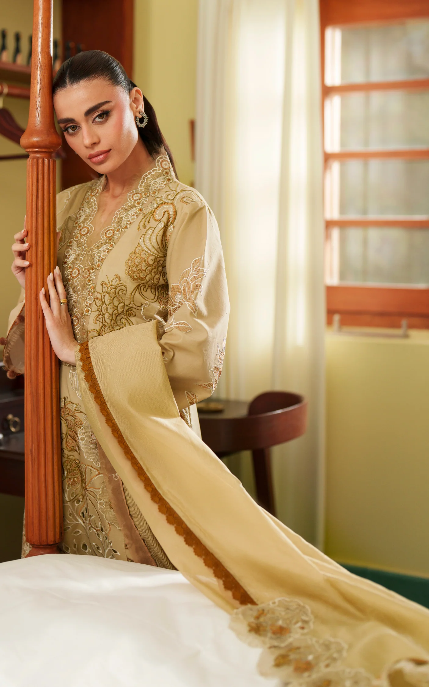 3pcs Embroidered Unstitched Summer - Image 4