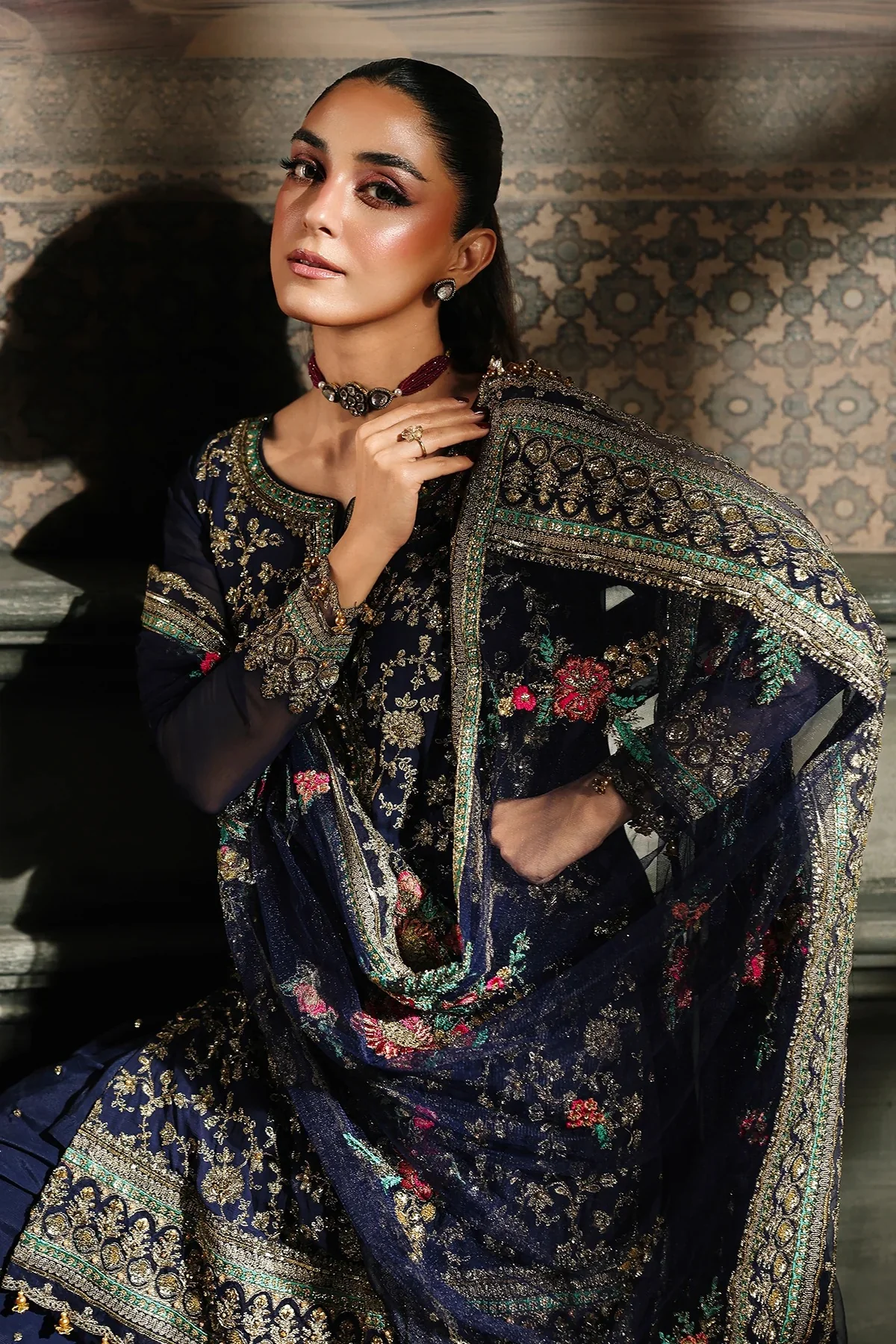 4-PC Charizma Unstitched Luxury Collection - Image 3