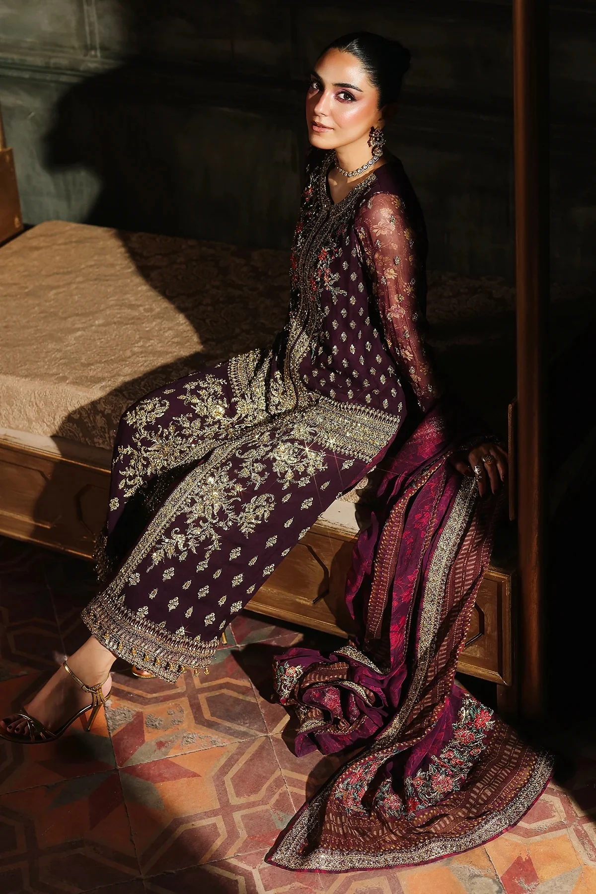 4-PC Charizma Unstitched Luxury Collection - Image 7