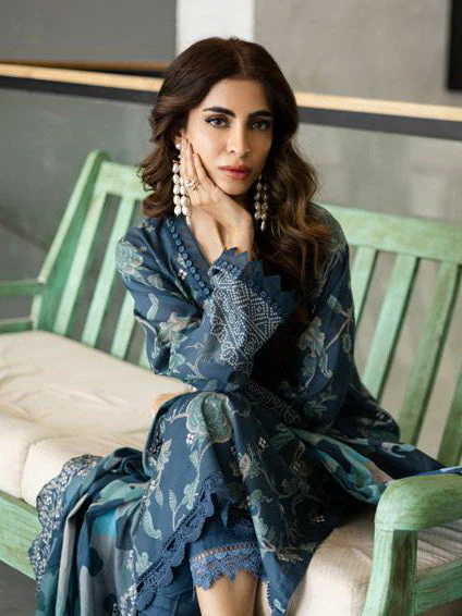 Aafreen Scalloped Lawn - Image 3
