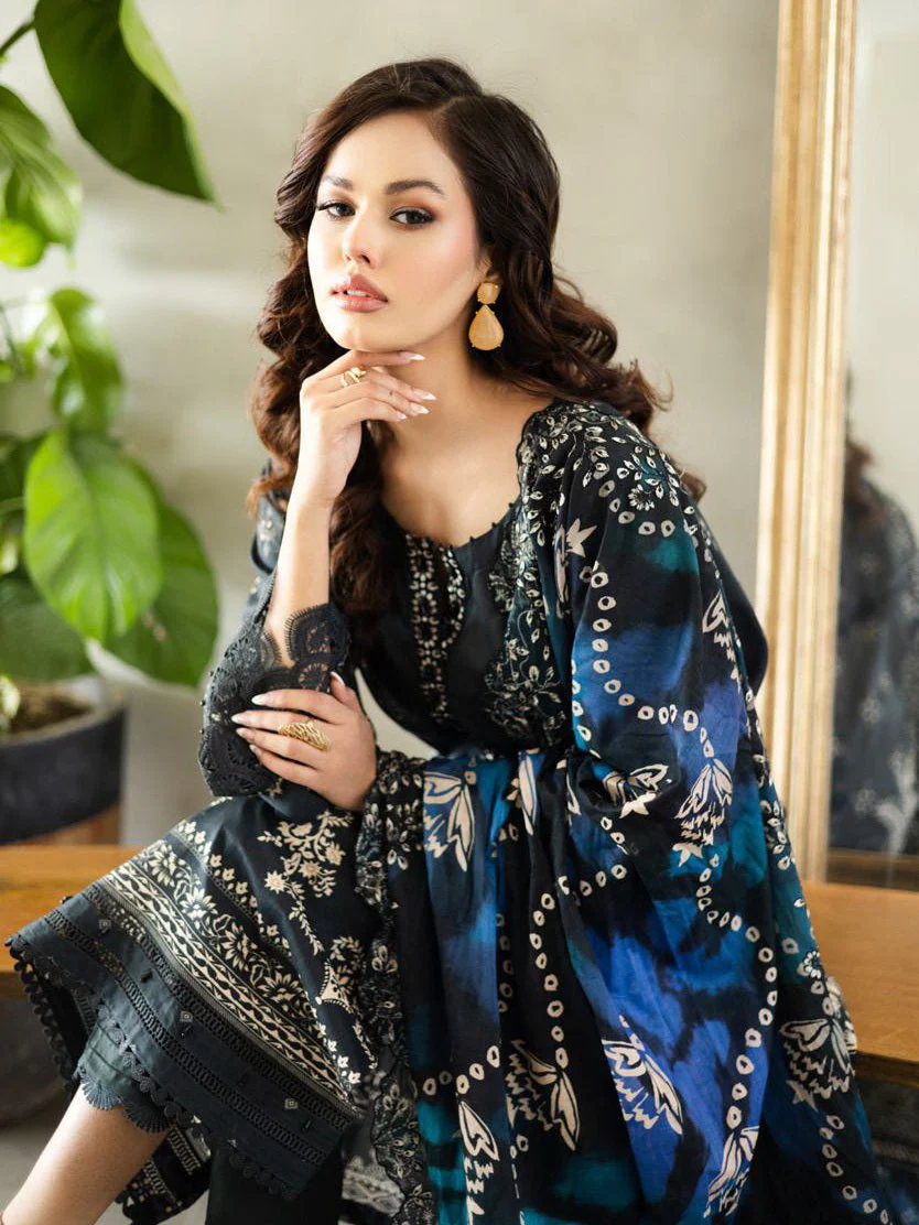 Aafreen Scalloped Lawn - Image 3