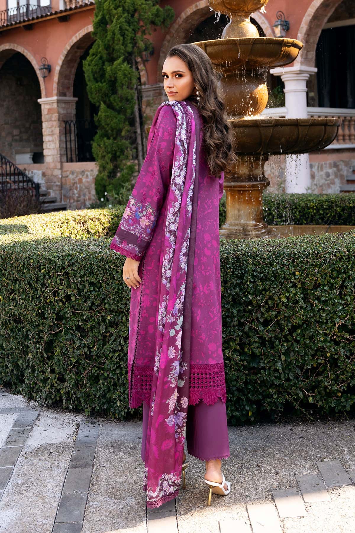 Afrozeh Damask Lawn - Image 2