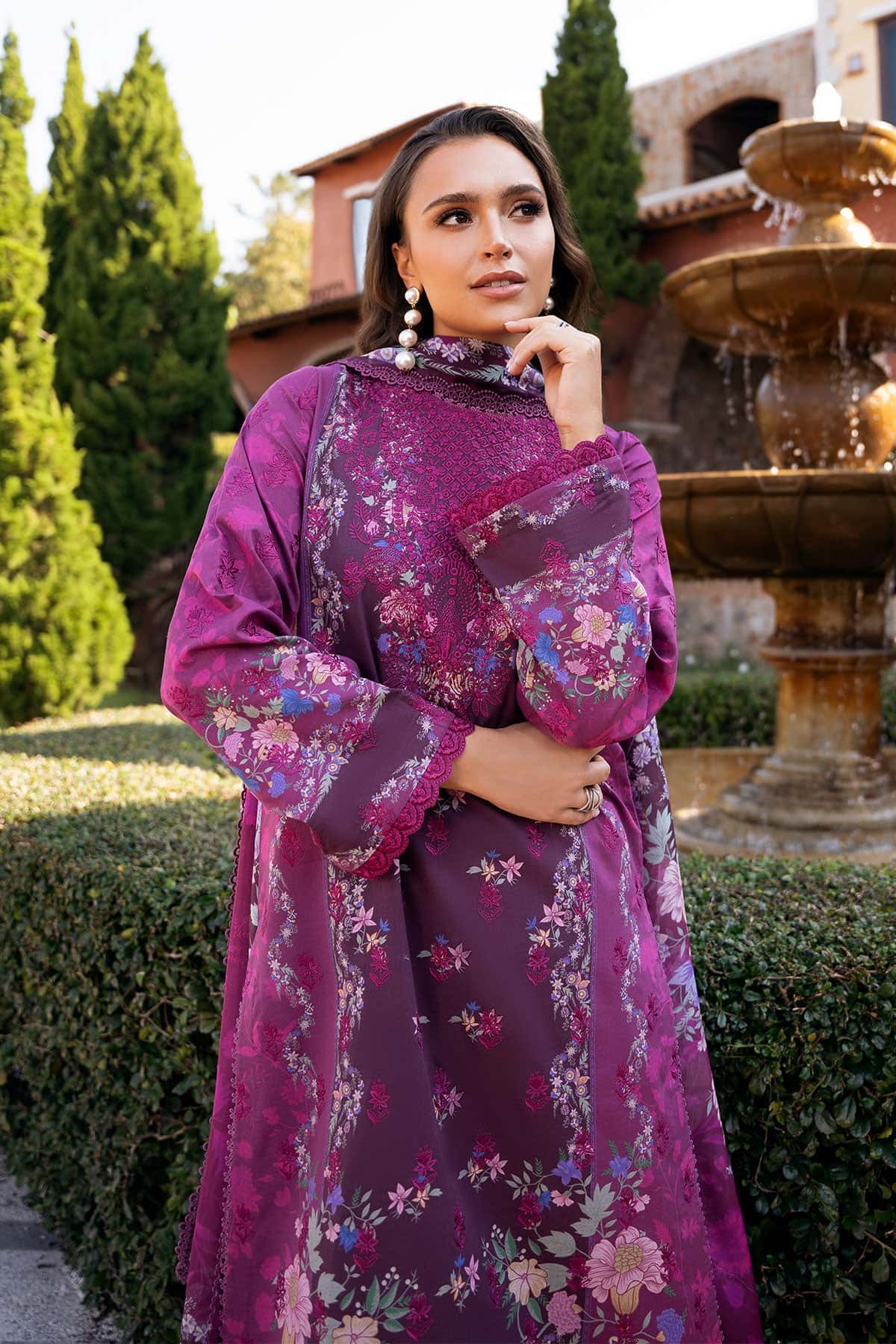 Afrozeh Damask Lawn - Image 4