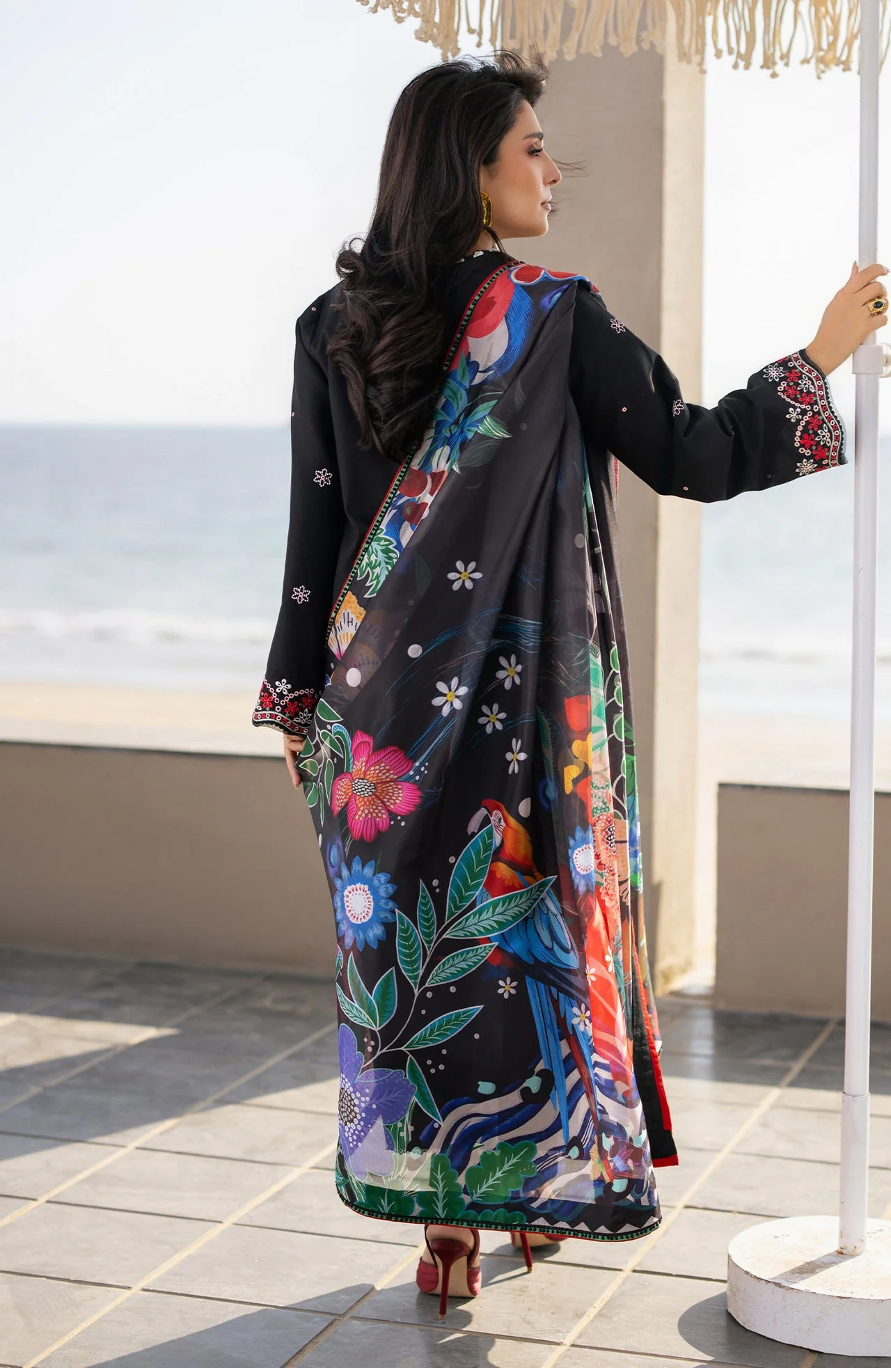 Afsanah Embroidered  Lawn - Image 2