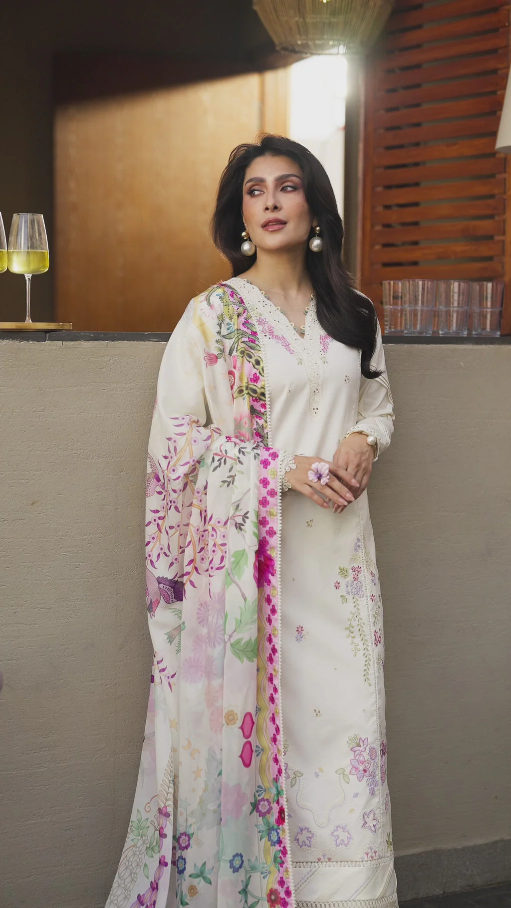 Afsanah Embroidered Lawn - Image 6