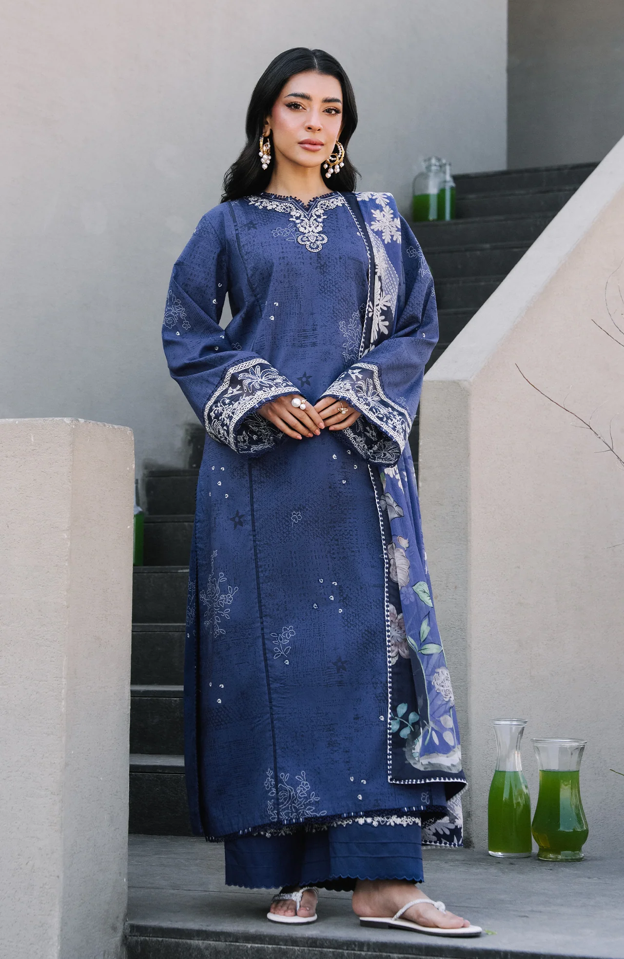Afsanah Embroidered Lawn