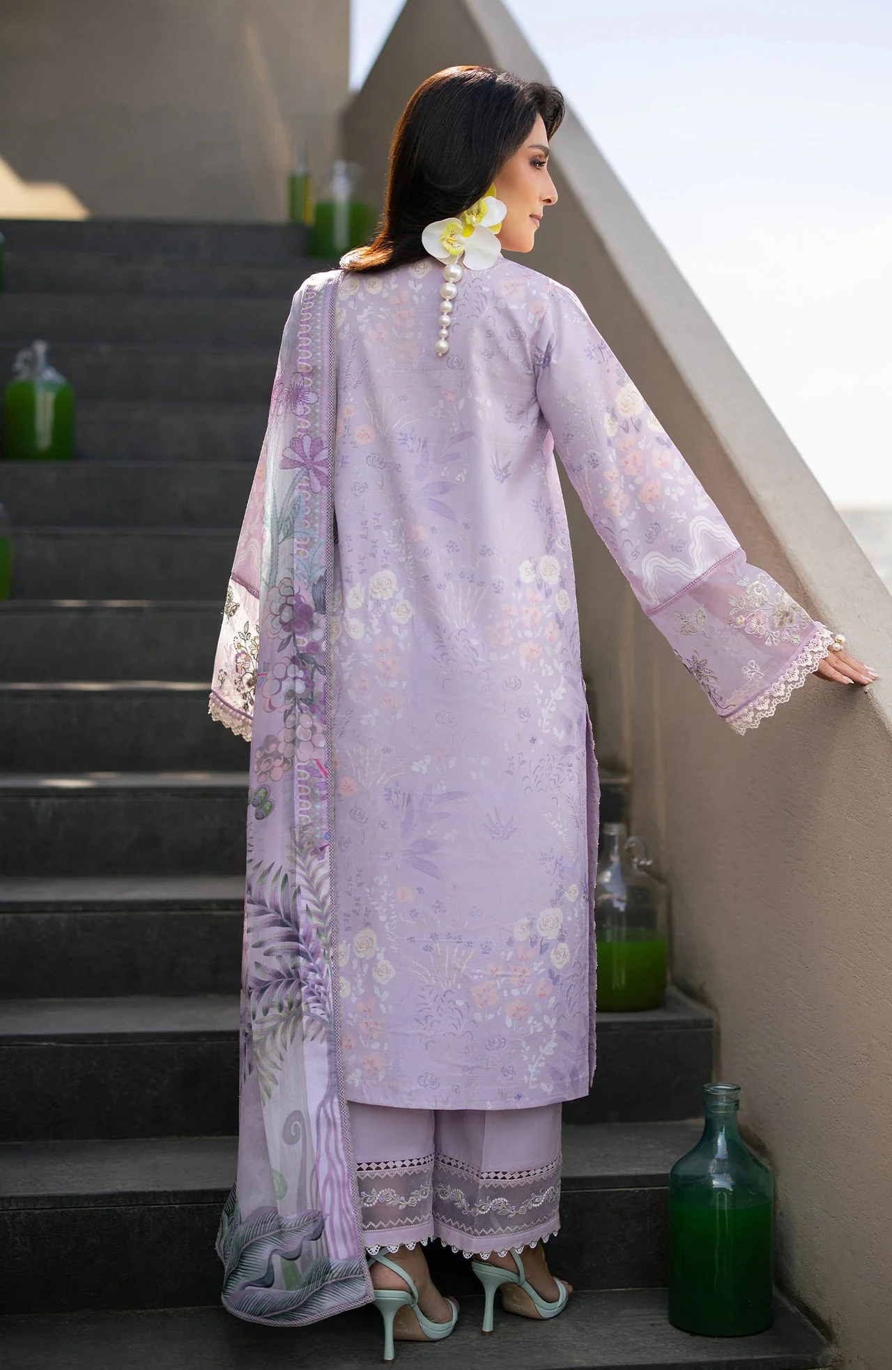 Afsanah Embroidered  Lawn - Image 2