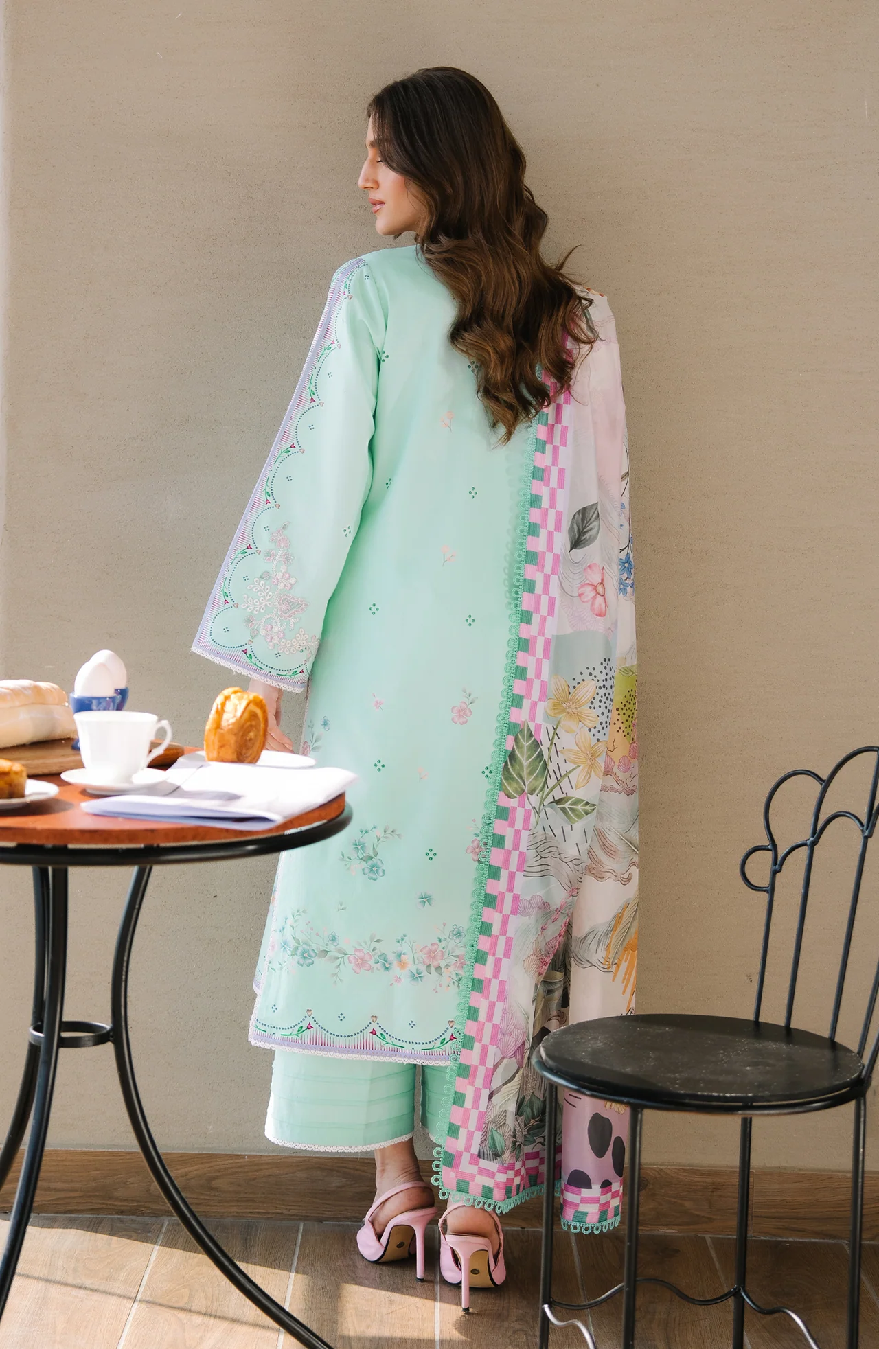 Afsanah Embroidered  Lawn - Image 2