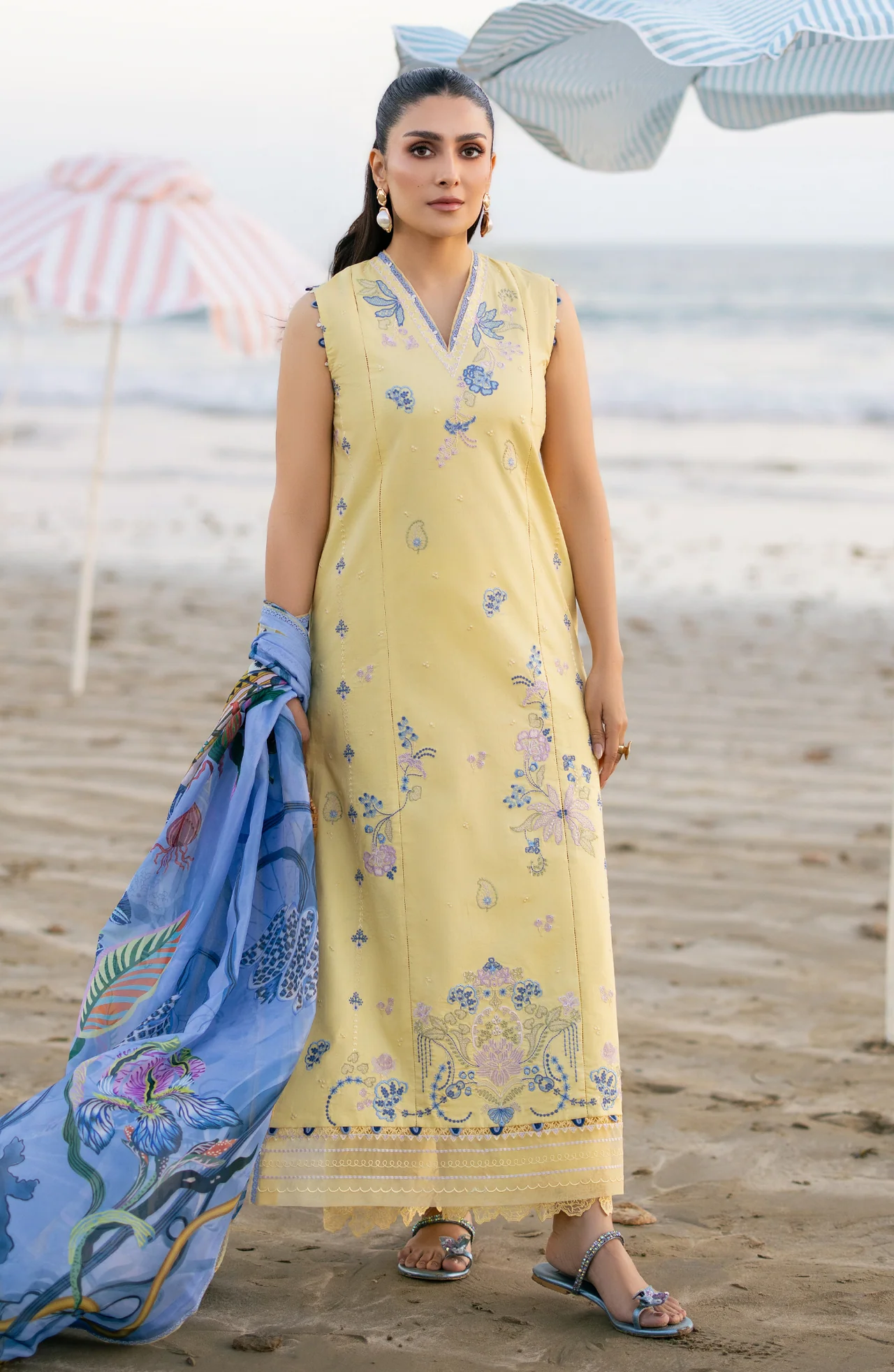 Afsanah Unstitched Lawn