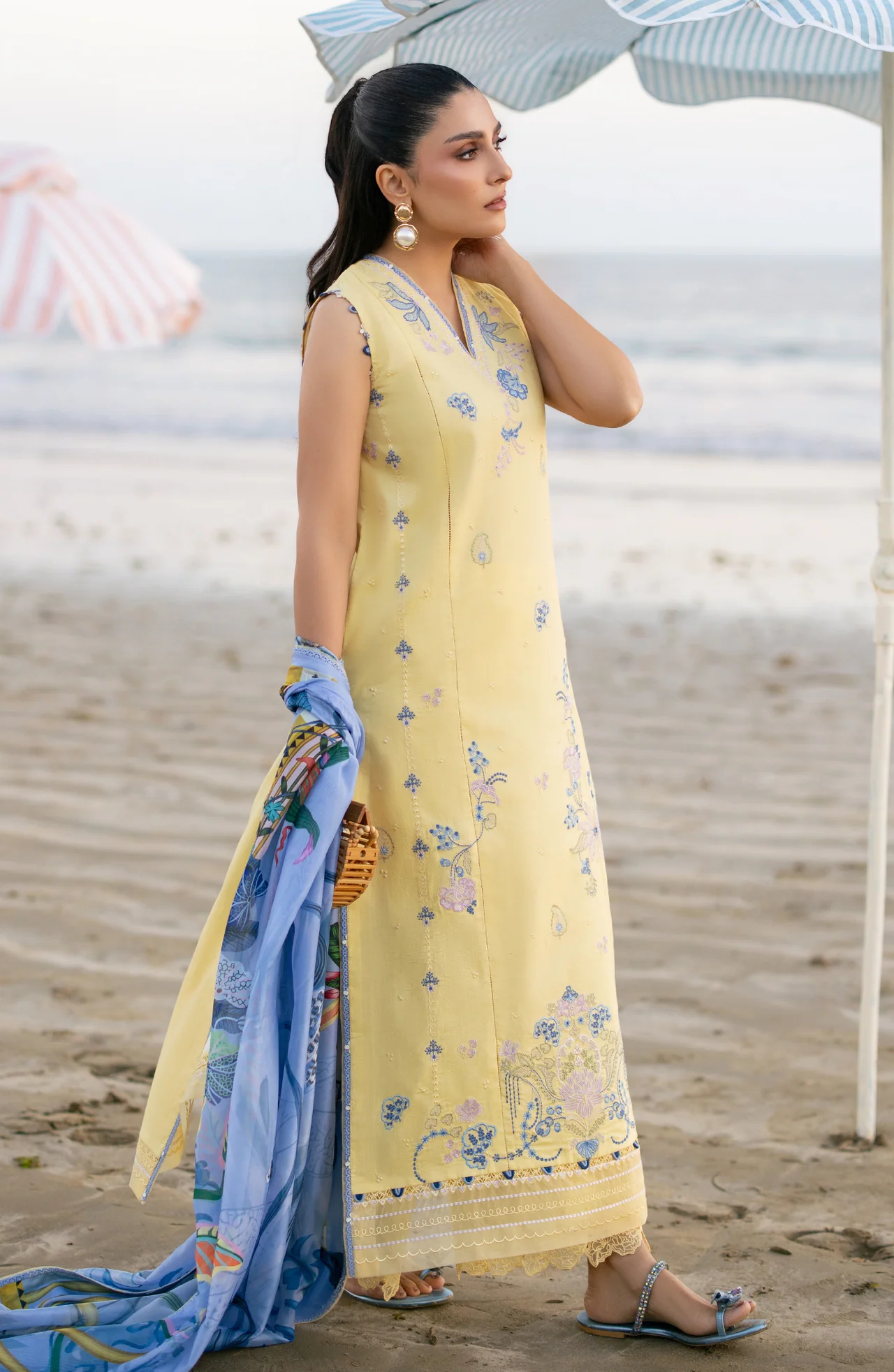 Afsanah Unstitched Lawn - Image 3