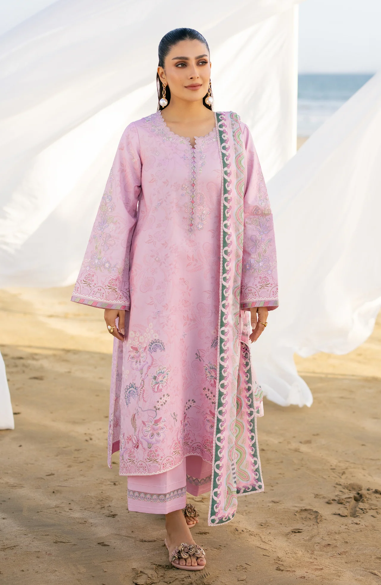 Afsanah Unstitched Lawn