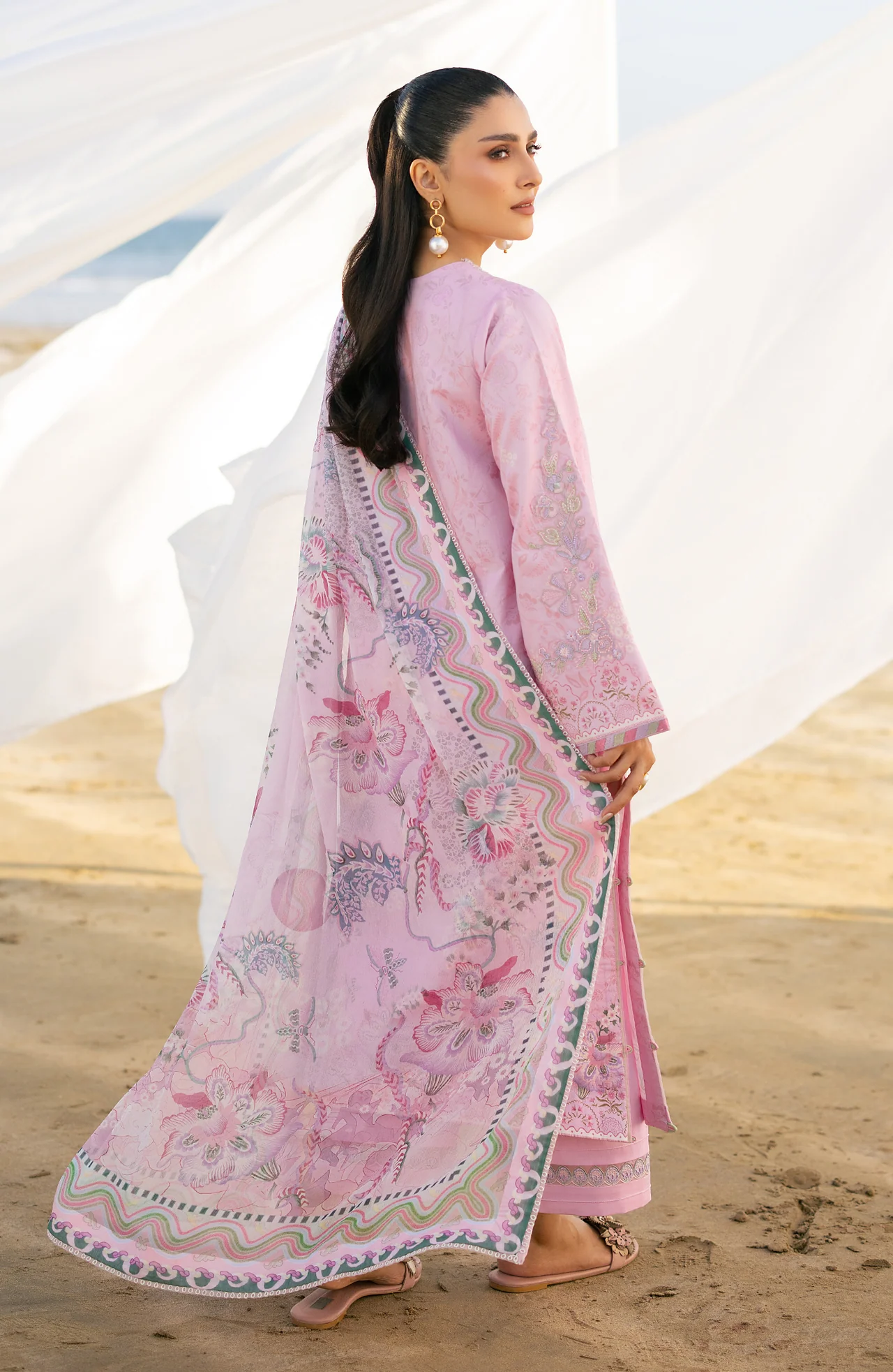 Afsanah Unstitched Lawn - Image 2