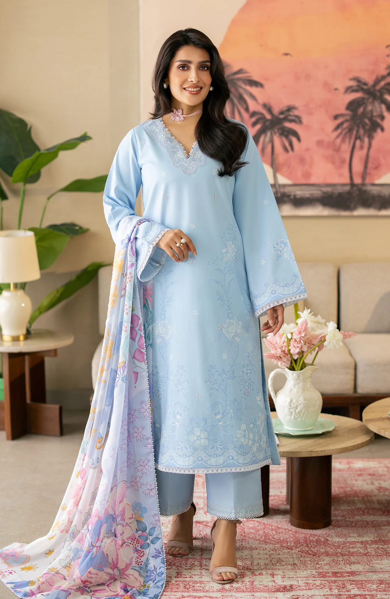 Afsanah Unstitched Lawn