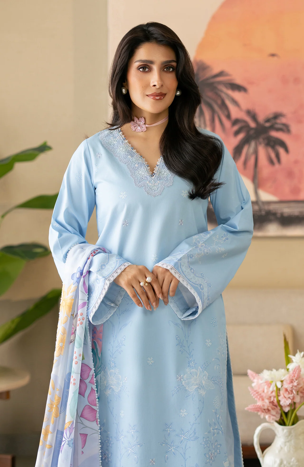 Afsanah Unstitched Lawn - Image 4